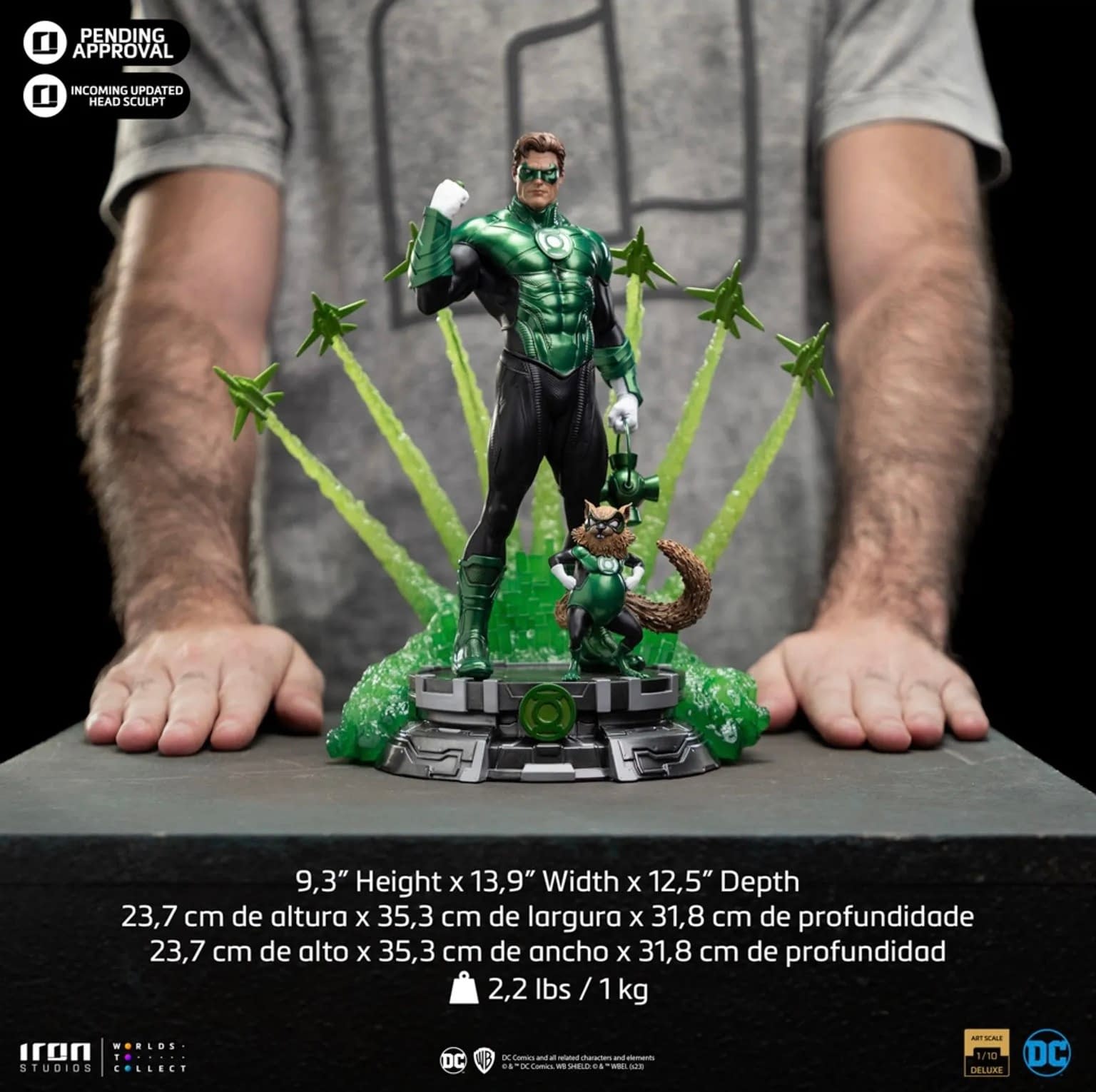 Protect Sector 2814 with Iron Studios DC Comics Green Lantern Statue