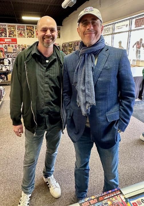 When Jerry Seinfeld Pops Into A Local Comic Shop Looking For Superman