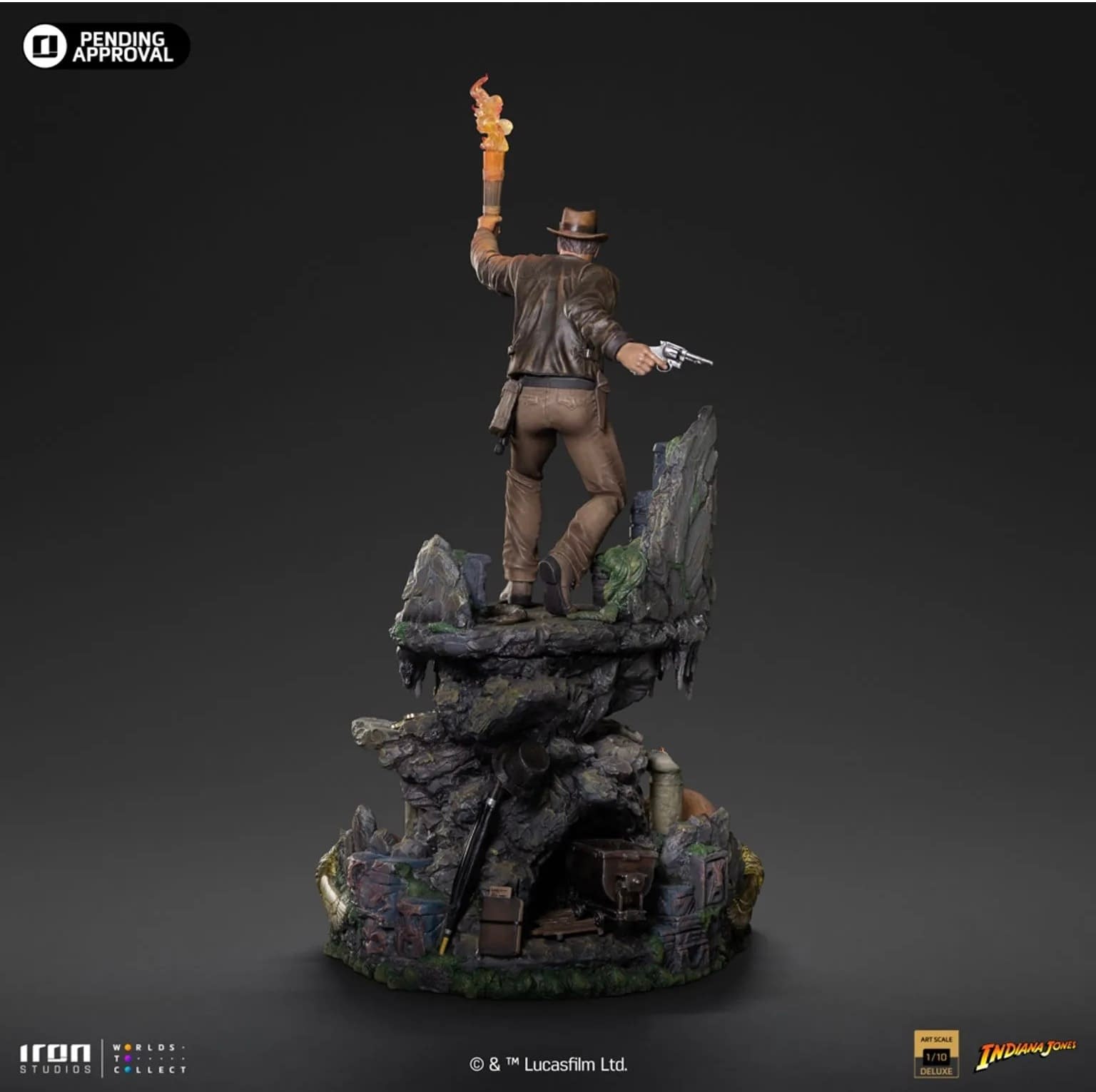 Adventure Awaits with Iron Studios New Indiana Jone Deluxe Statue 