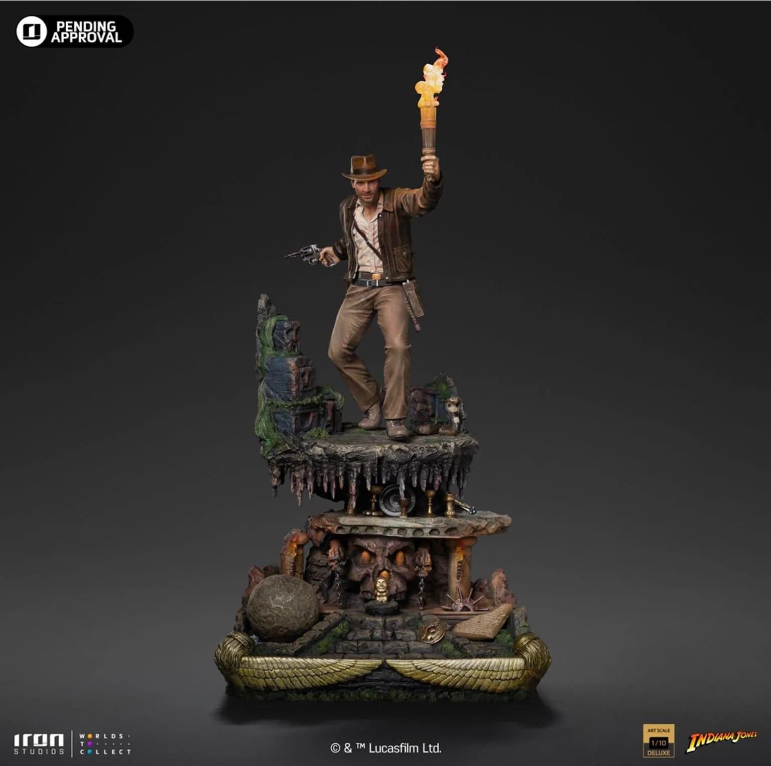 Adventure Awaits with Iron Studios New Indiana Jone Deluxe Statue 