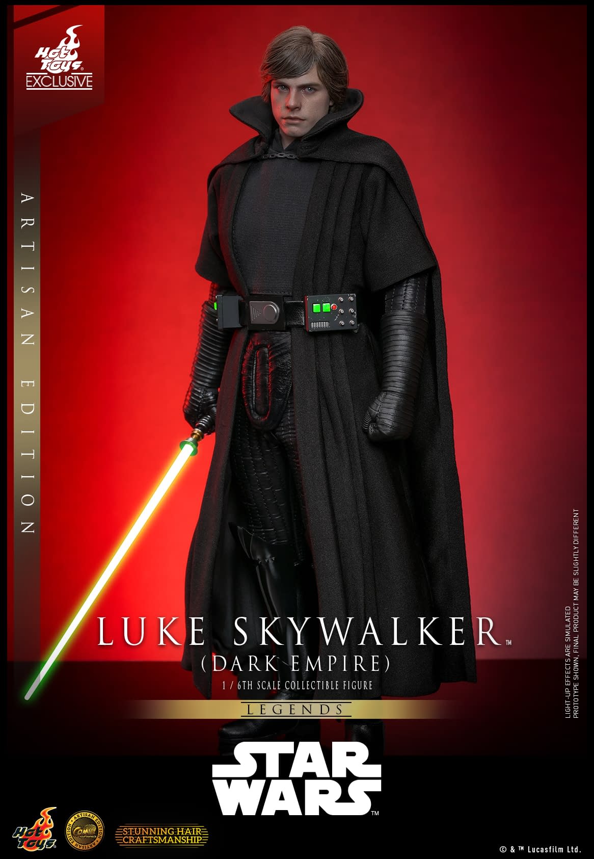 The Dark Empire Awaits with Hot Toys New Star Wars 1/6 Luke Skywalker