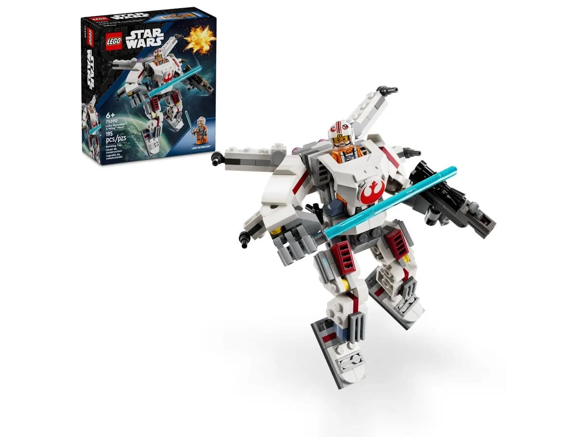 LEGO Debuts New Star Wars Luke Skywalker X-Wing Mech Set 