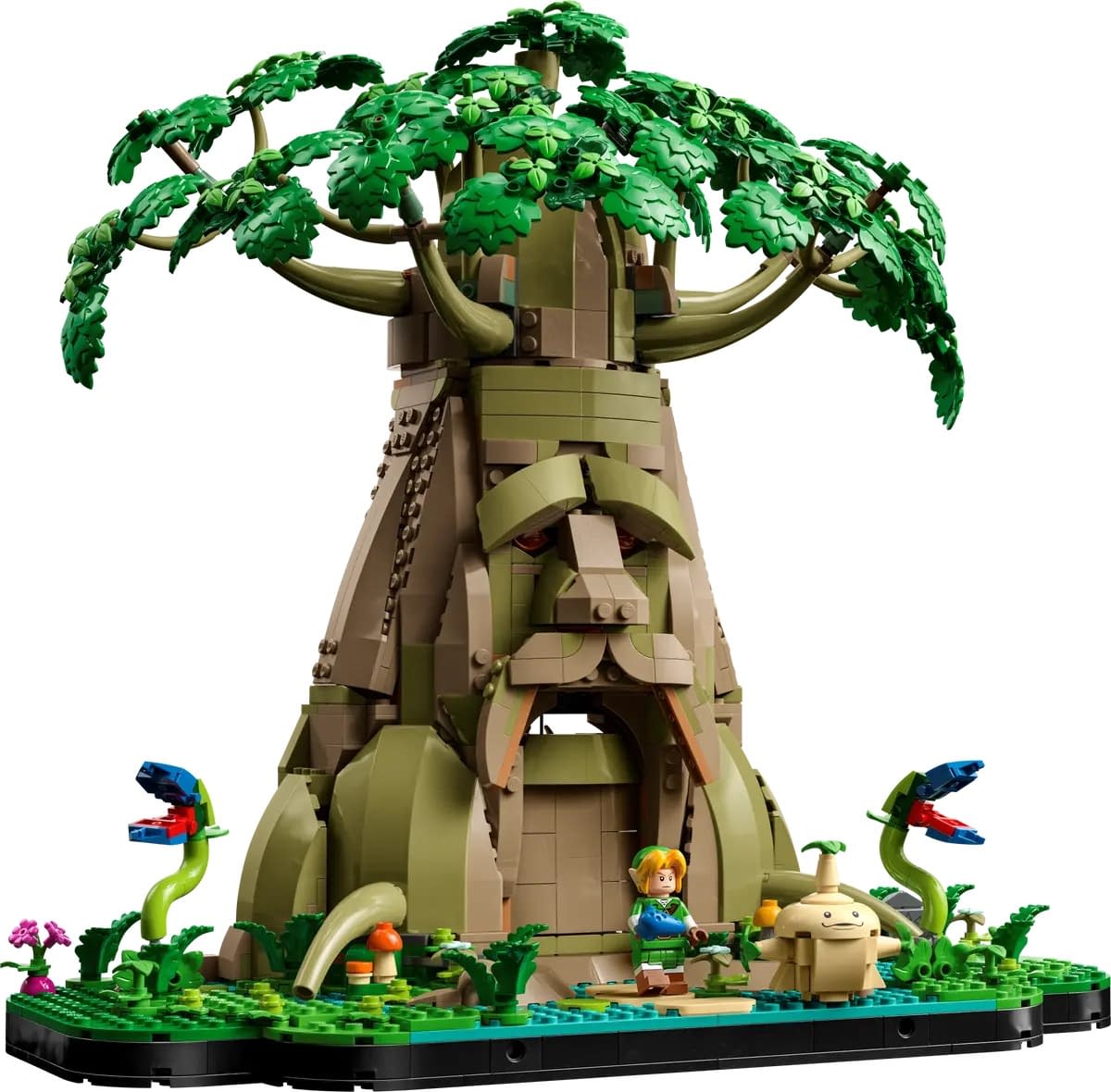 The Legend of Zelda Comes to LEGO with New Great Deku Tree Set