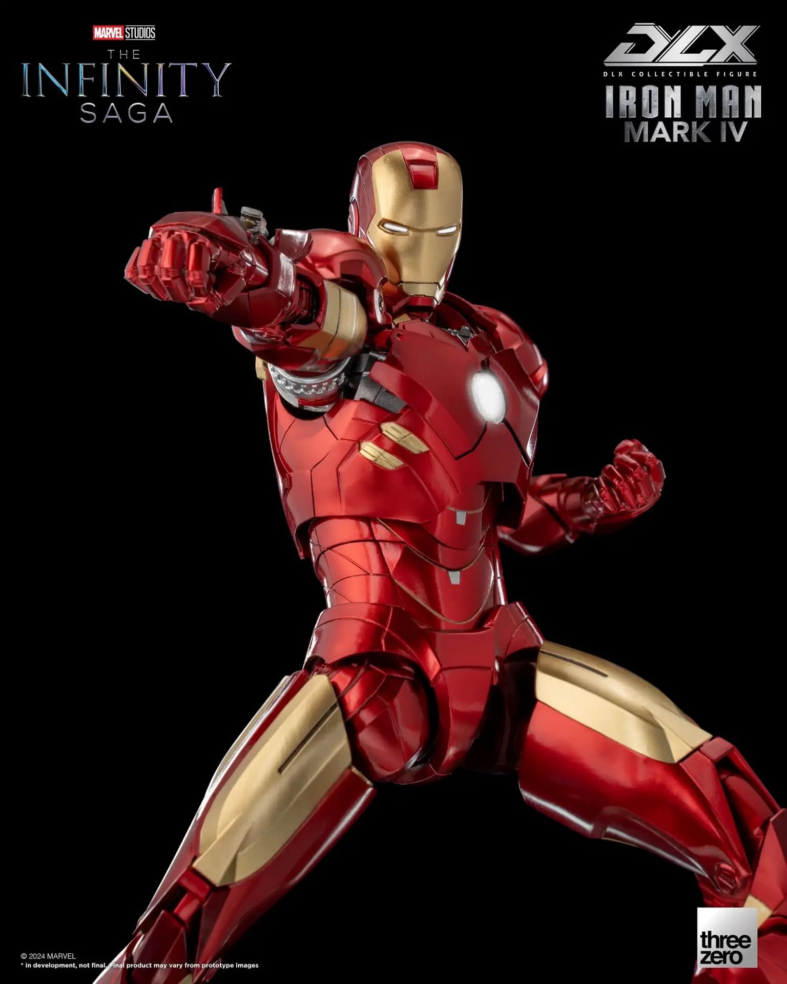 Iron Man Mark IV Armor Lands at threezero with New DLX Figure