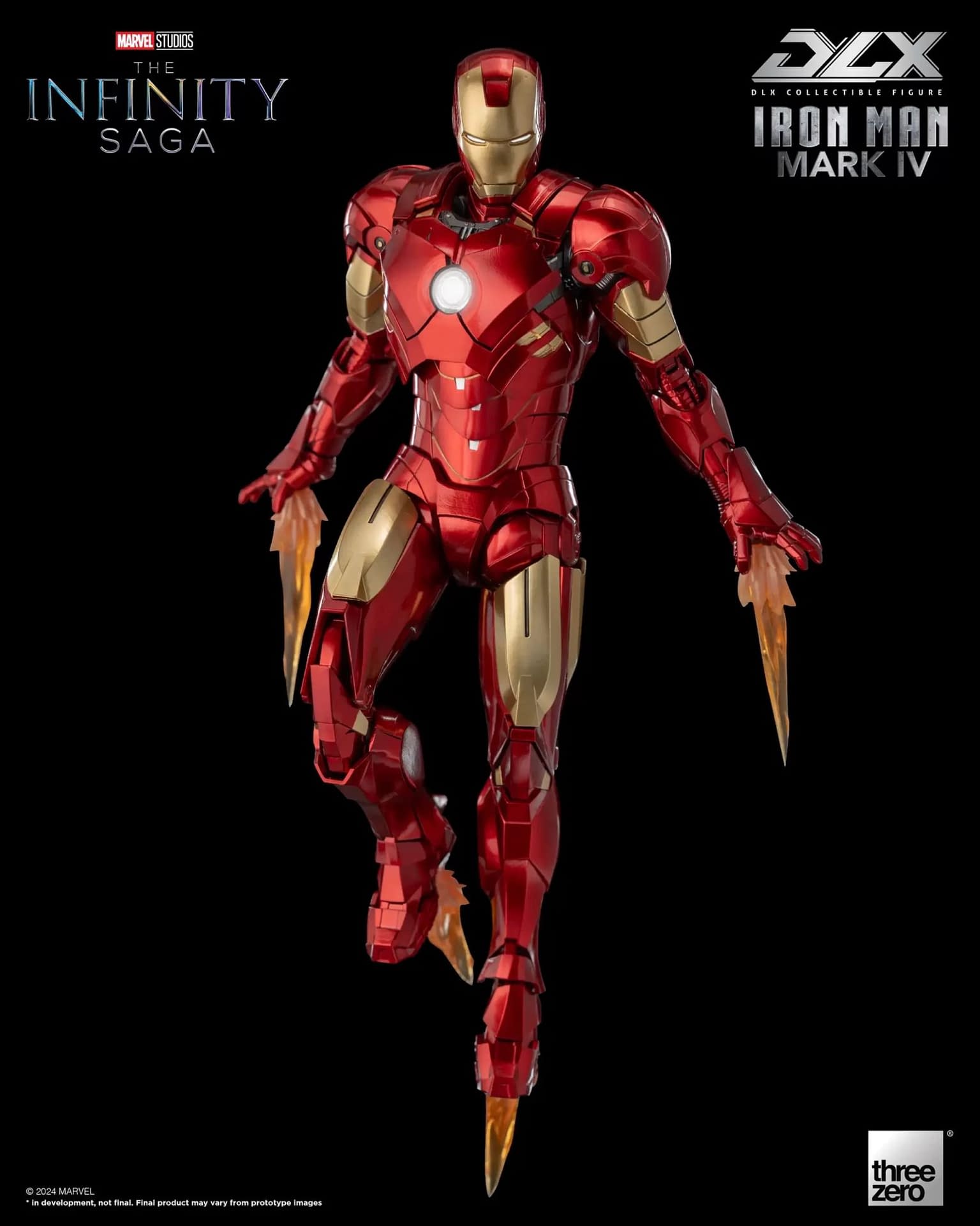 Iron Man Mark IV Armor Lands at threezero with New DLX Figure