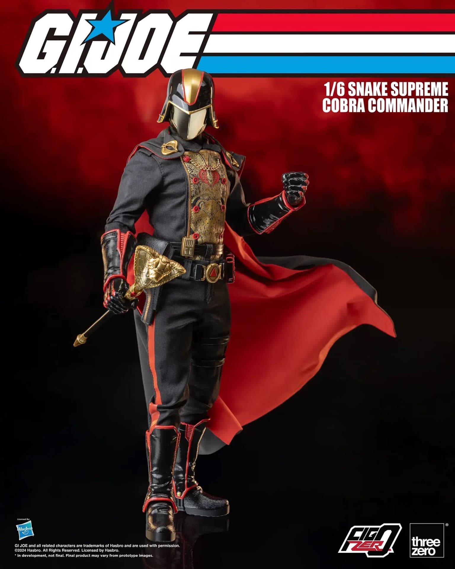 New Profit Director Destro 1/6 G.I.Joe Figure Revealed by threezero