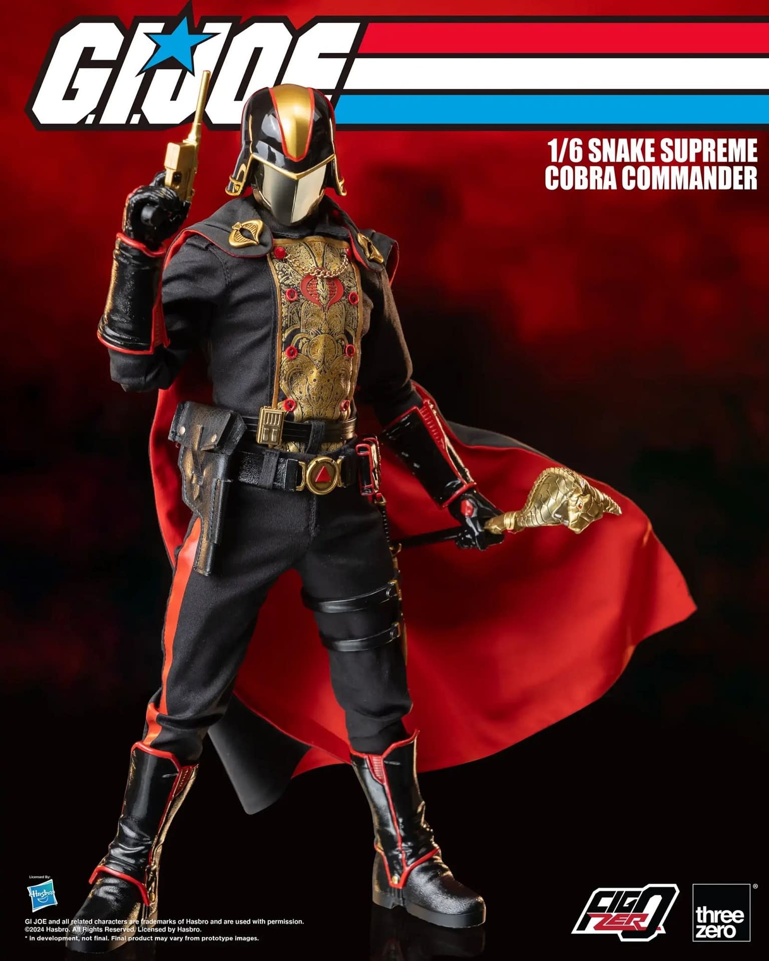 Power Rises with threezero's 1/6 Snake Supreme Cobra Commander