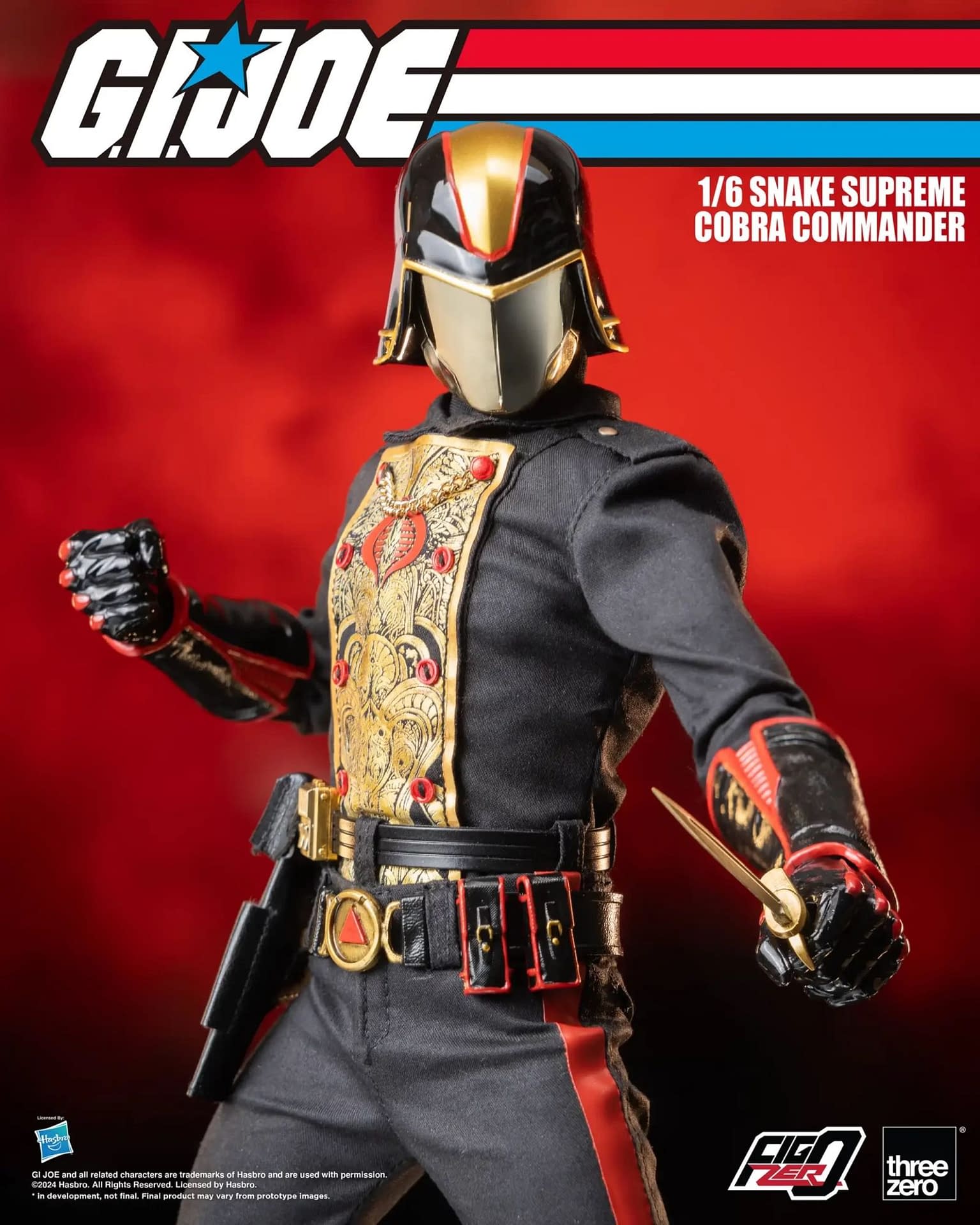 New Profit Director Destro 1/6 G.I.Joe Figure Revealed by threezero
