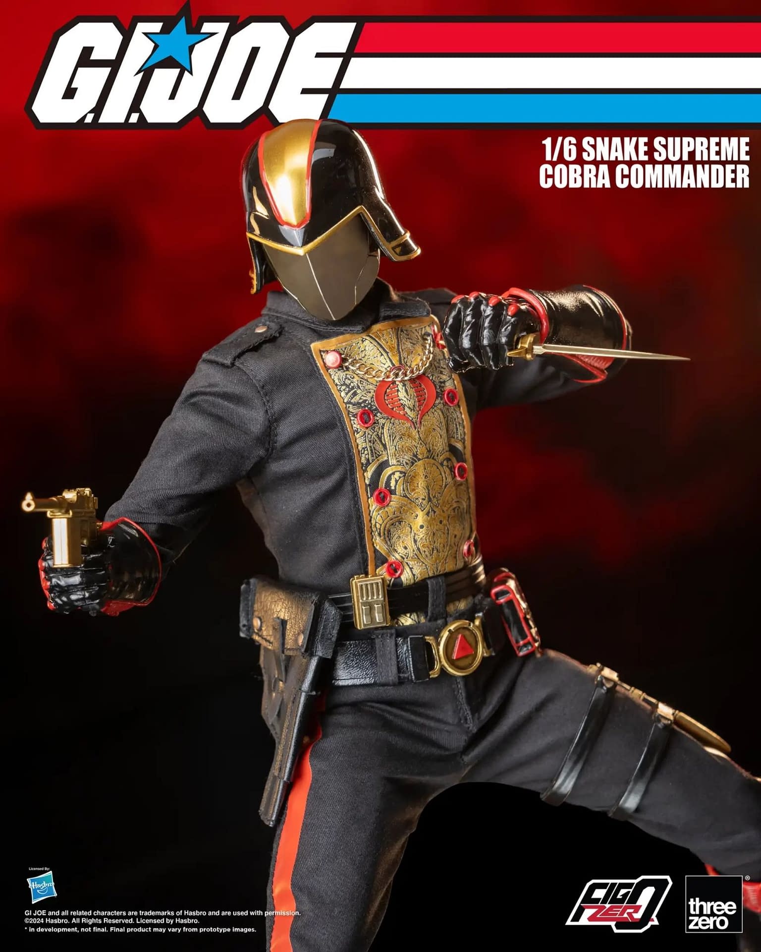New Profit Director Destro 1/6 G.I.Joe Figure Revealed by threezero