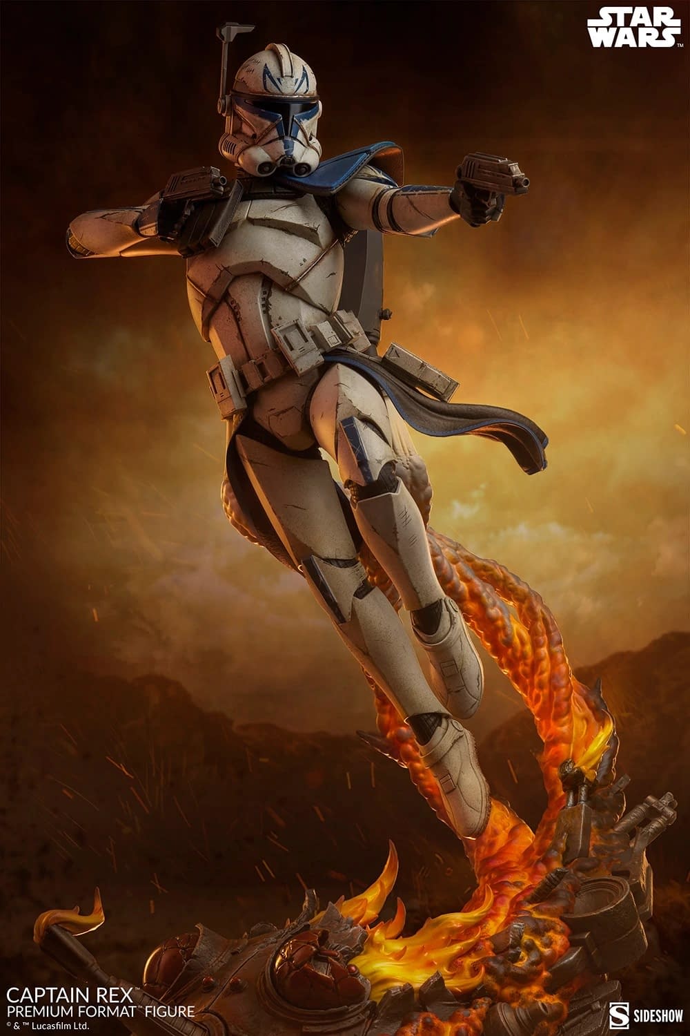 Sideshow Reveals Star Wars Captain Rex Premium Format Statue 