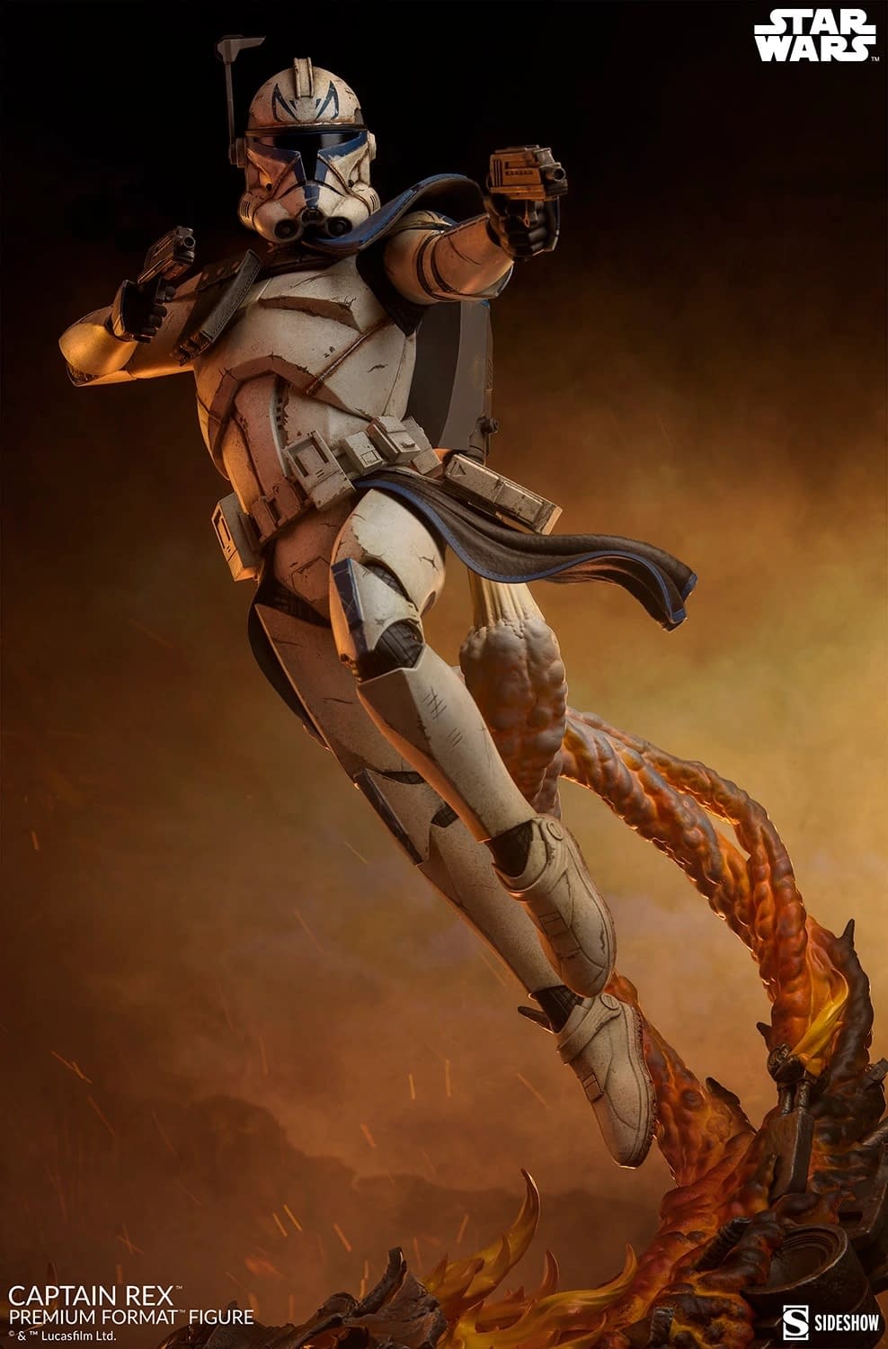 Sideshow Reveals Star Wars Captain Rex Premium Format Statue 