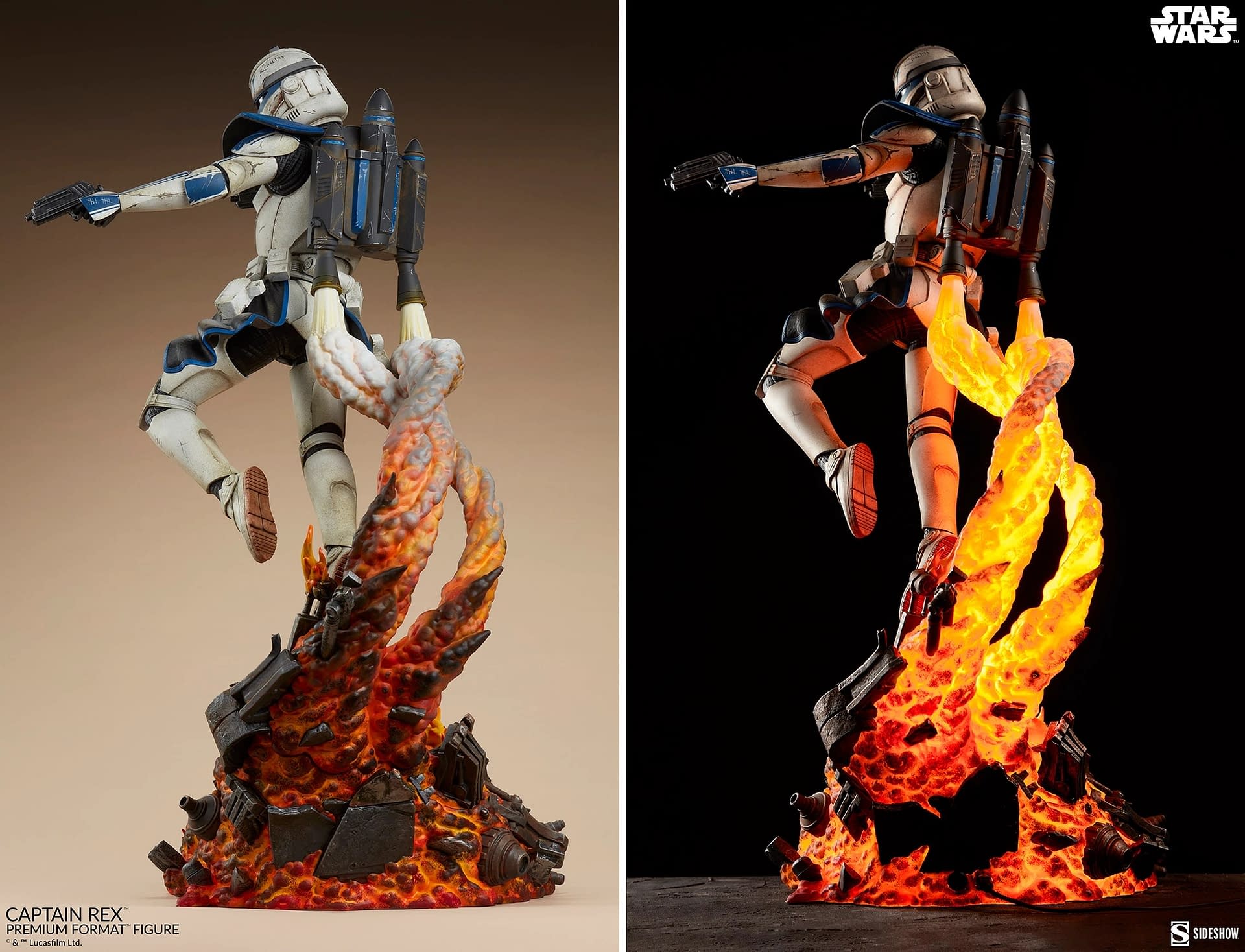 Sideshow Reveals Star Wars Captain Rex Premium Format Statue 