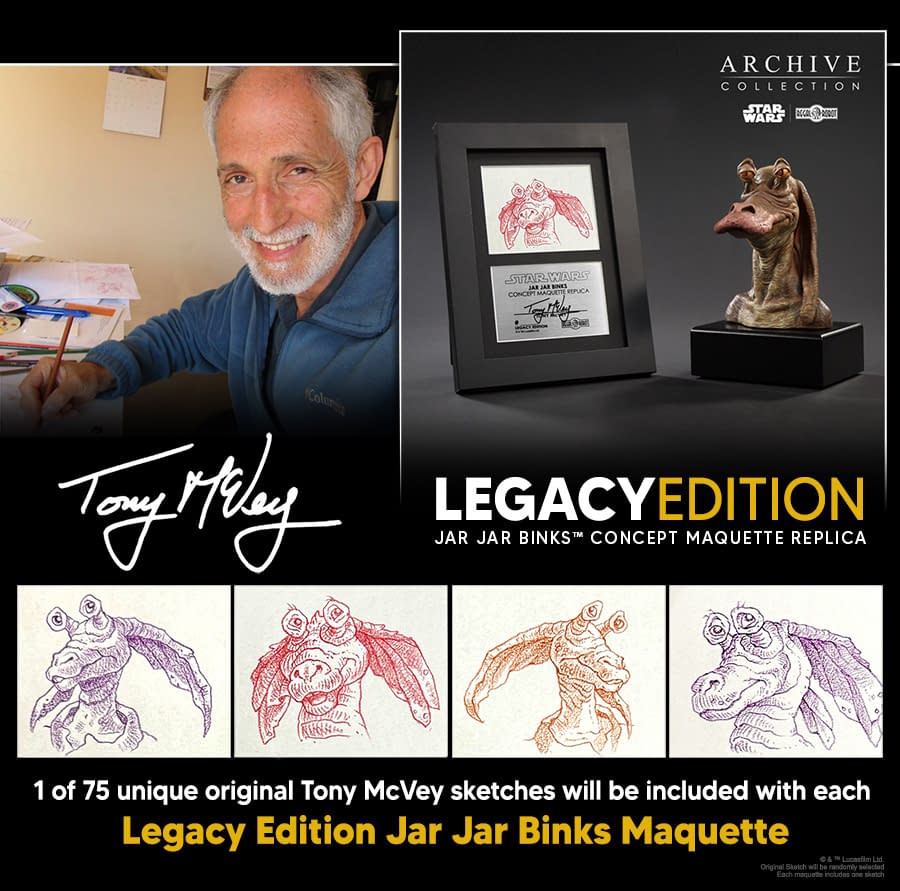 Regal Robot Unveils Star Wars Archive Collection Concept Jar Jar Binks