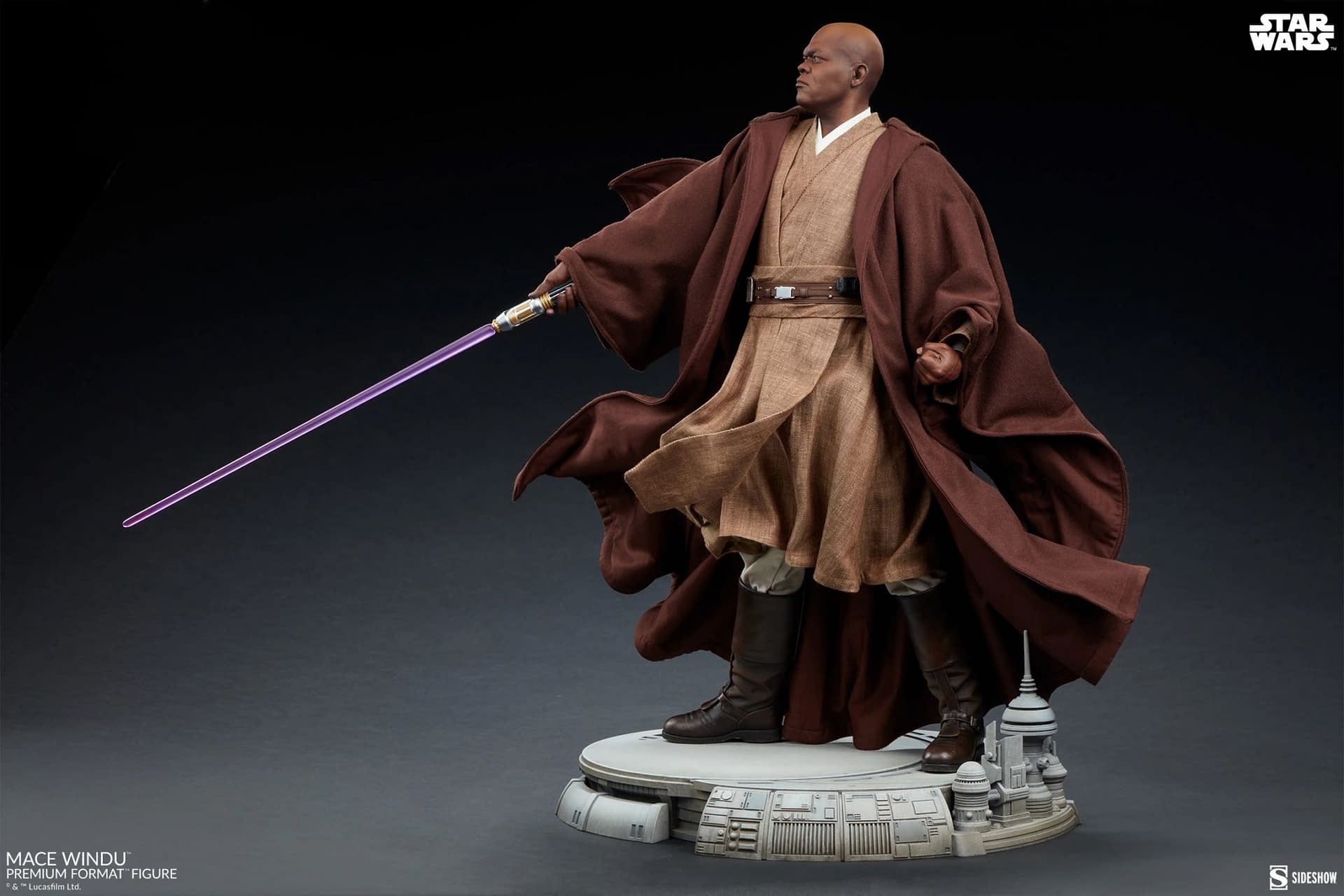 New Star Wars  Mace Windu Premium Statue Coming Soon from Sideshow