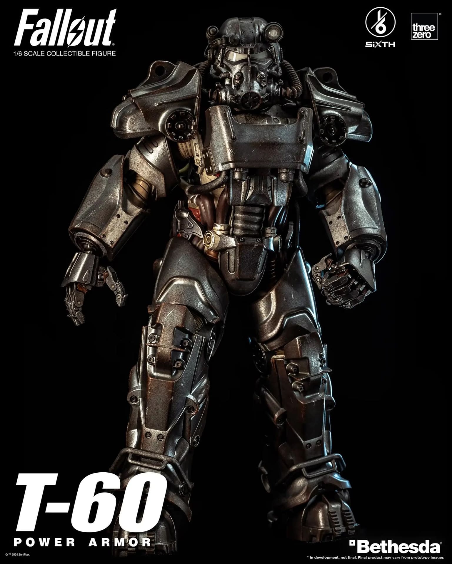 Threezero Reissues Fallout T-60 Power Armor 1/6 Scale Figure