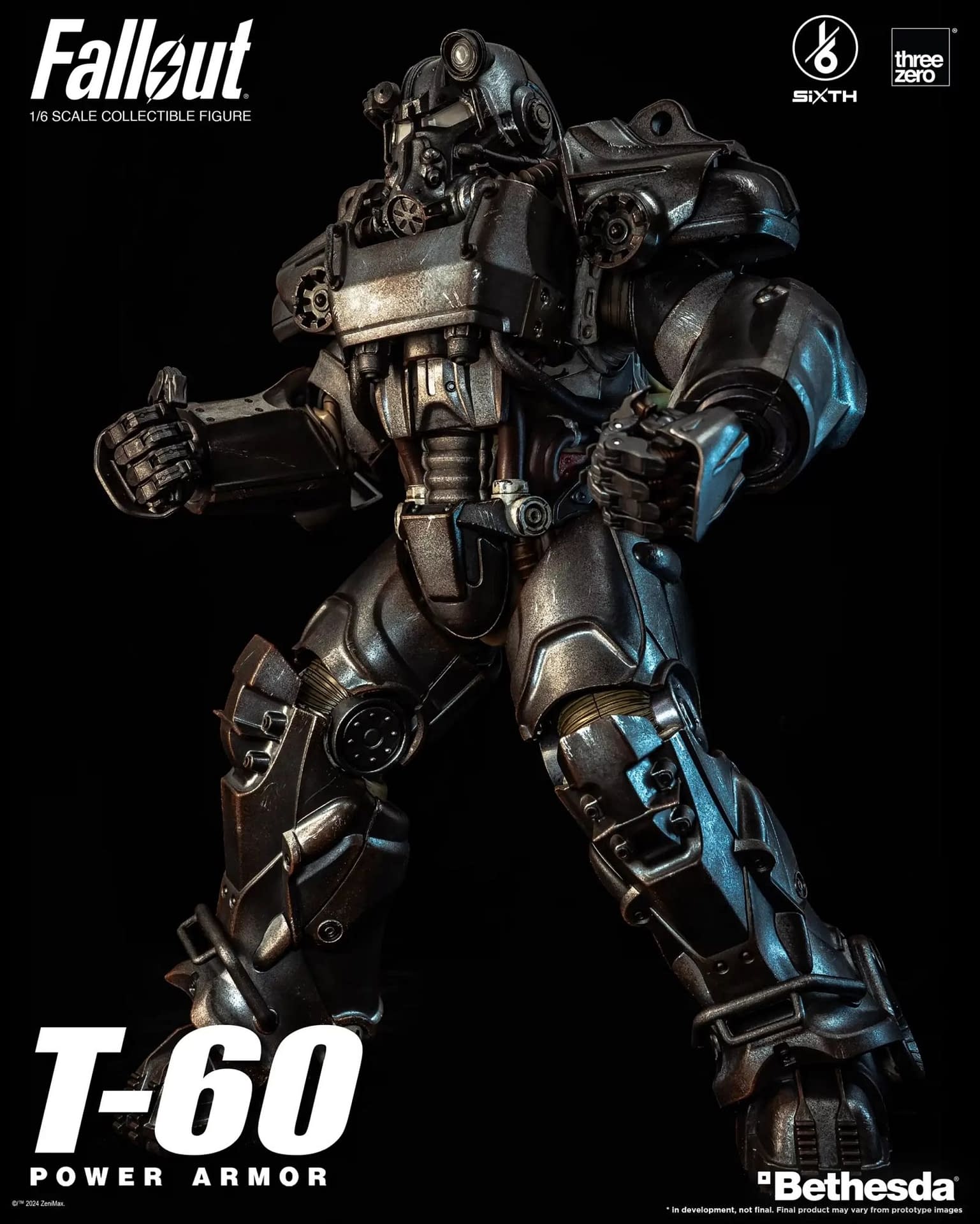 Threezero Reissues Fallout T-60 Power Armor 1/6 Scale Figure