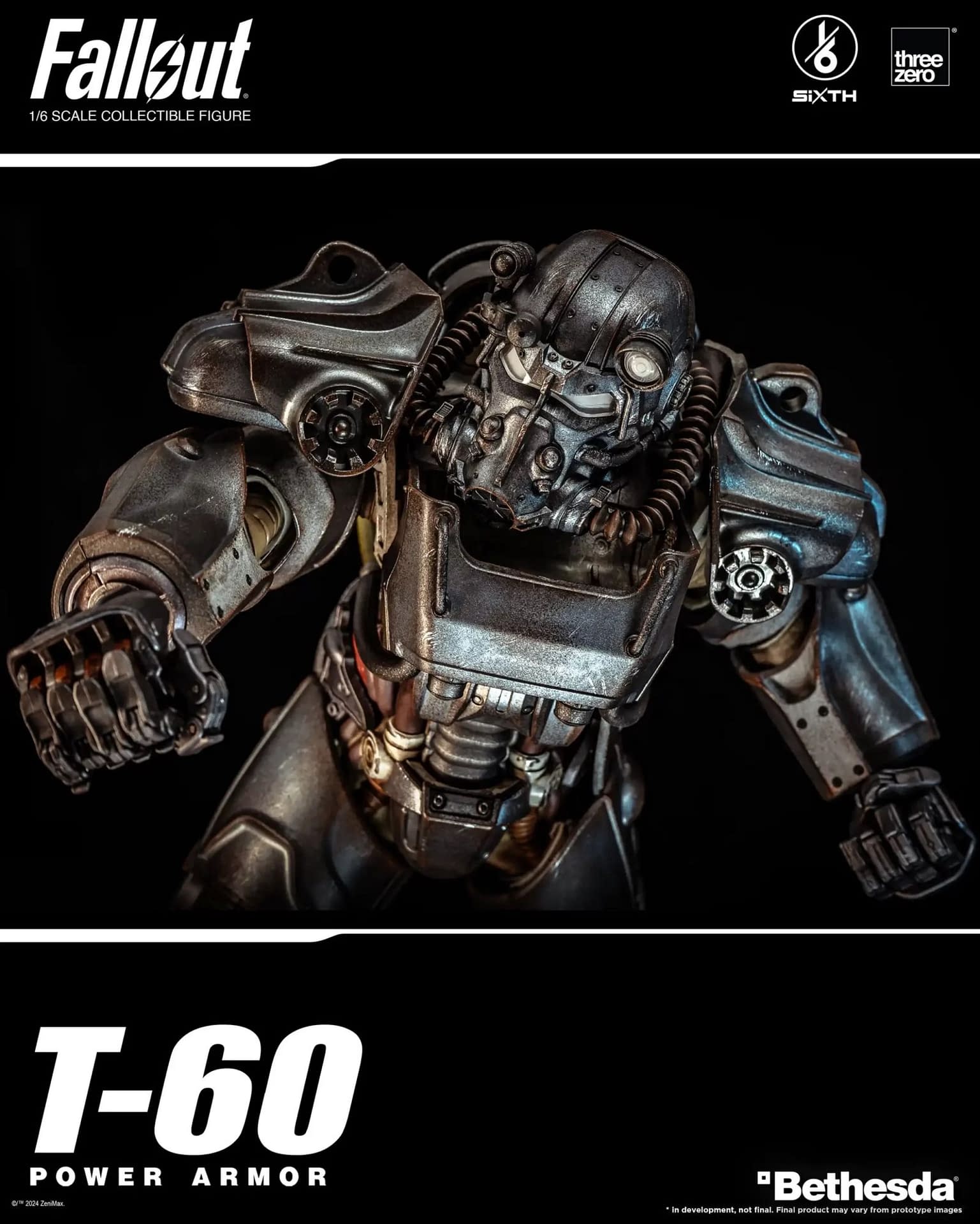 Threezero Reissues Fallout T-60 Power Armor 1/6 Scale Figure