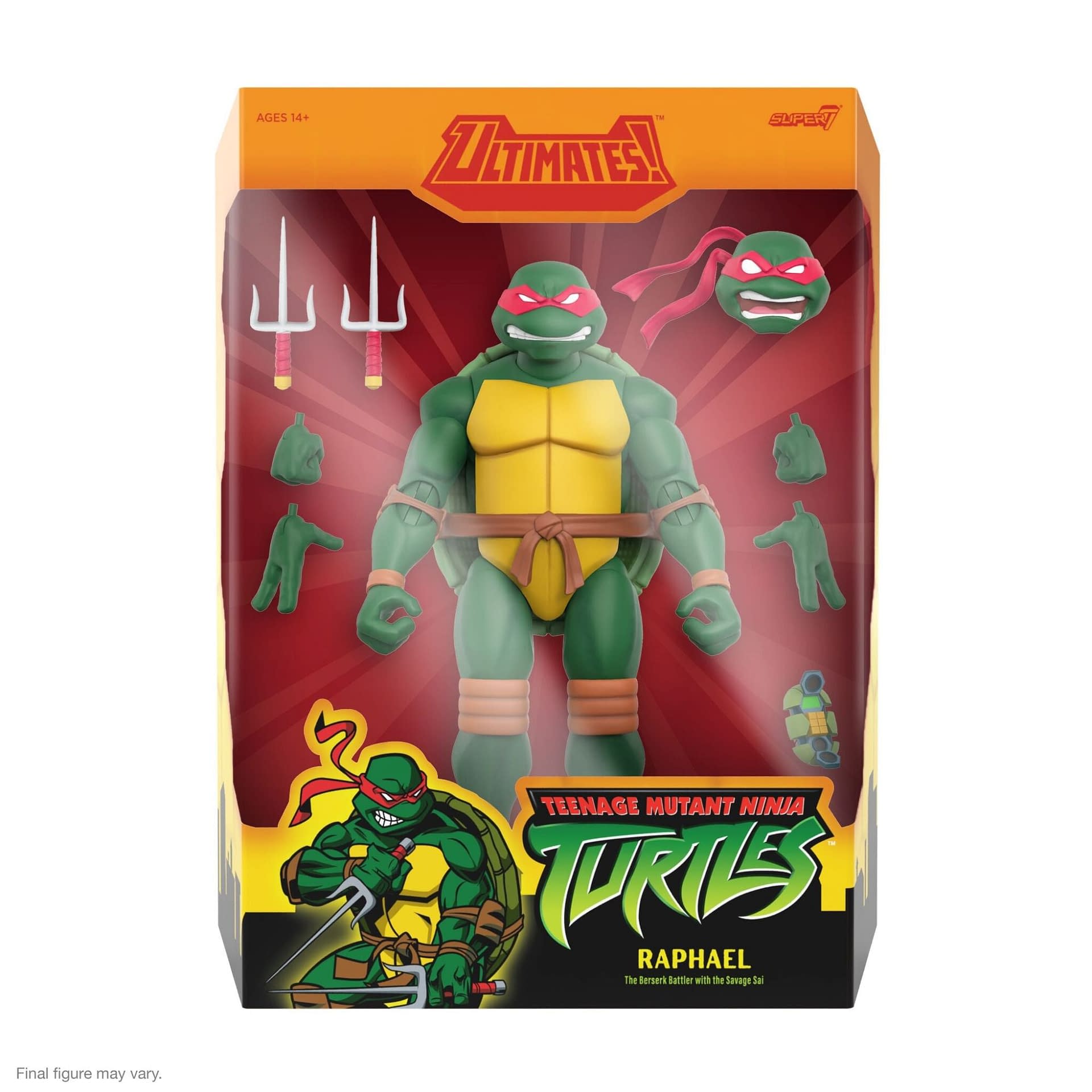 Raphael Unleashes Some Rage with New Super7 TMNT 2003 Figure 