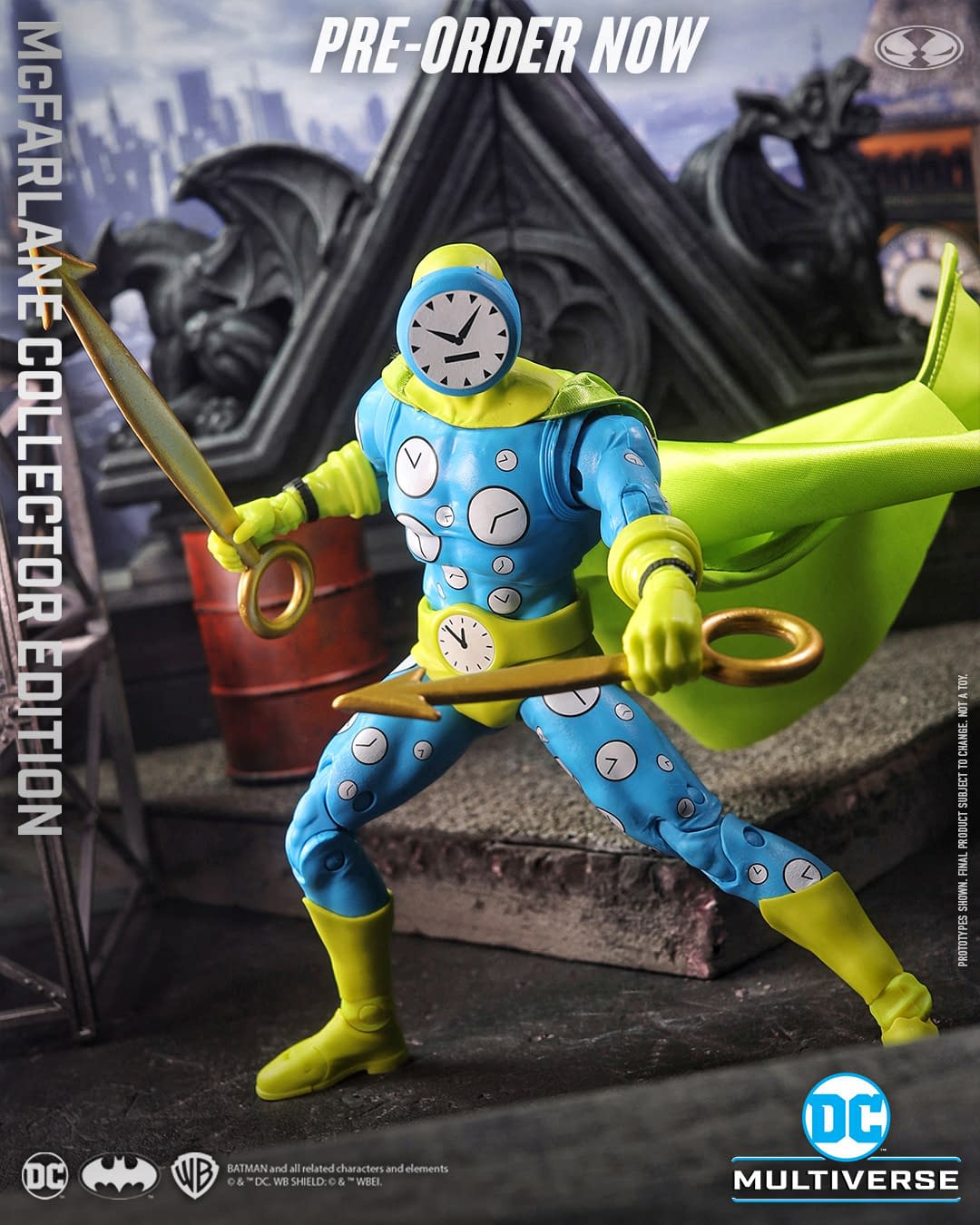 All Hail DC Comics Clock King with McFarlane Toys Newest Release 