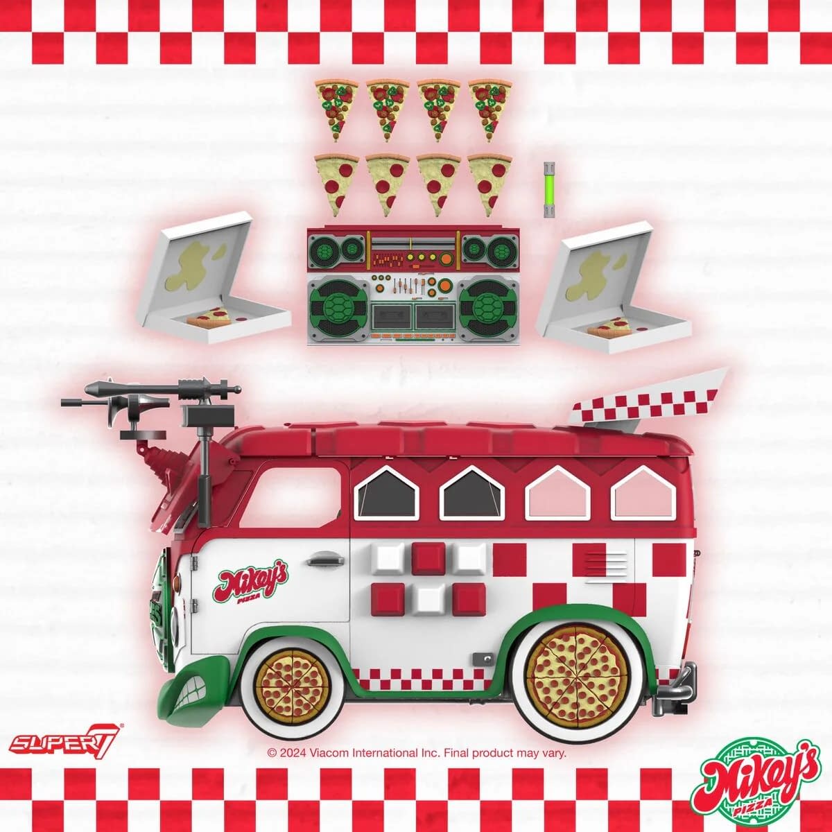 Exclusive TMNT Pizza Party Wagon Revealed by Super7 for SDCC