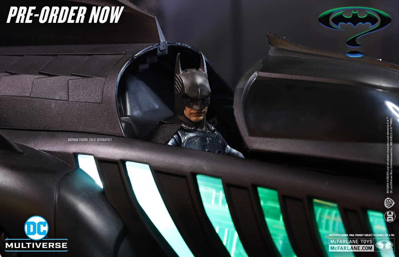 McFarlane Toys Unveils Pennyworth & Batmobile Batman Forever Set