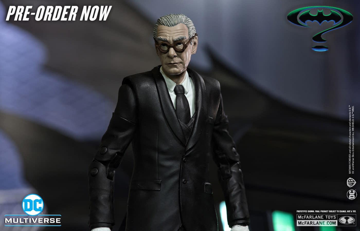 McFarlane Toys Unveils Pennyworth & Batmobile Batman Forever Set
