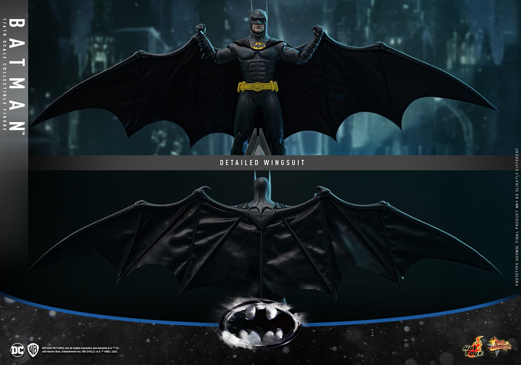Batman Returns as Hot Toys Debuts New 1/6 Caped Crusader Figure