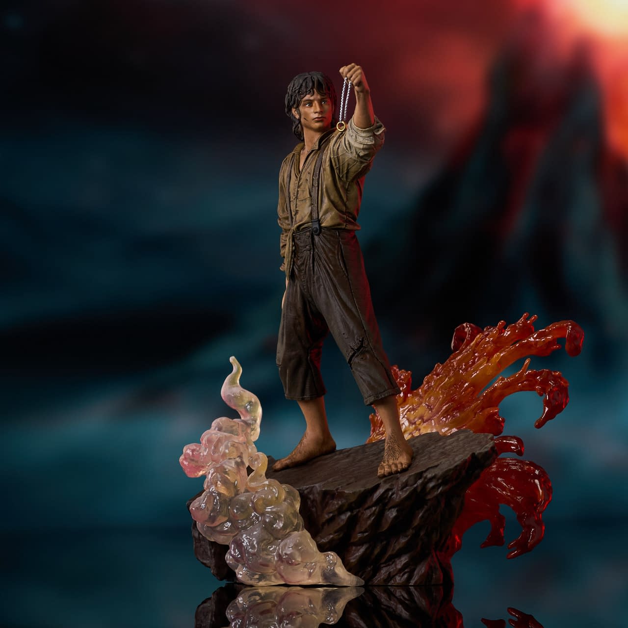 Frodo Arrives on Mount Doom with New Lord of the Rings Gallery Statue 