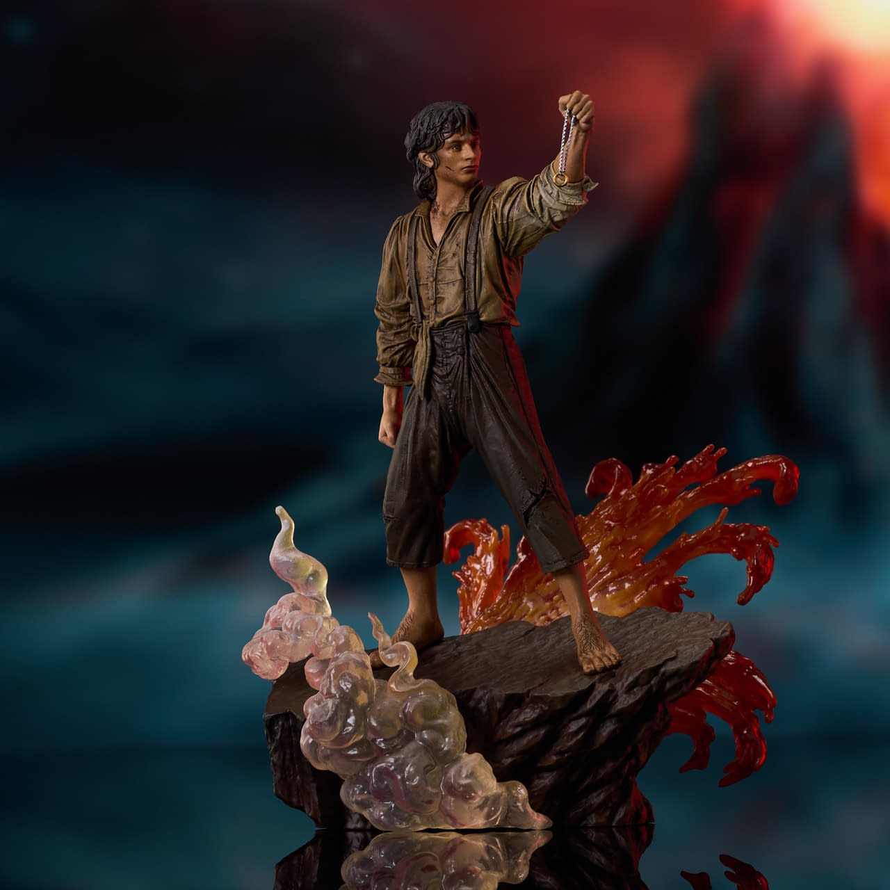 Frodo Arrives on Mount Doom with New Lord of the Rings Gallery Statue 