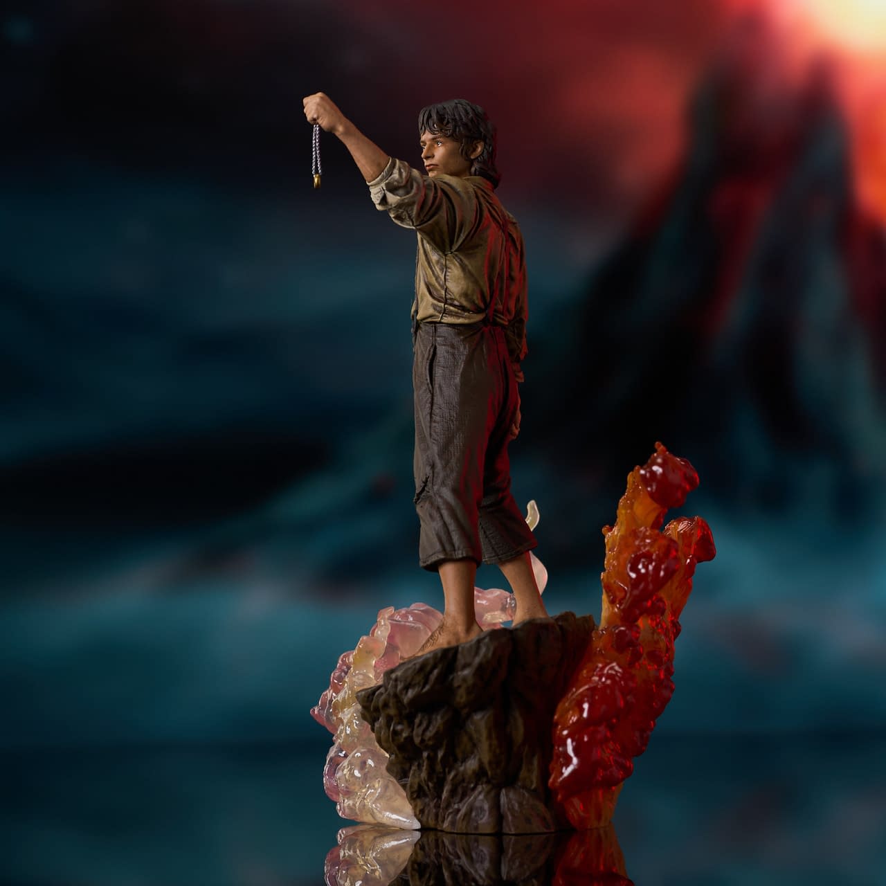 Frodo Arrives on Mount Doom with New Lord of the Rings Gallery Statue 