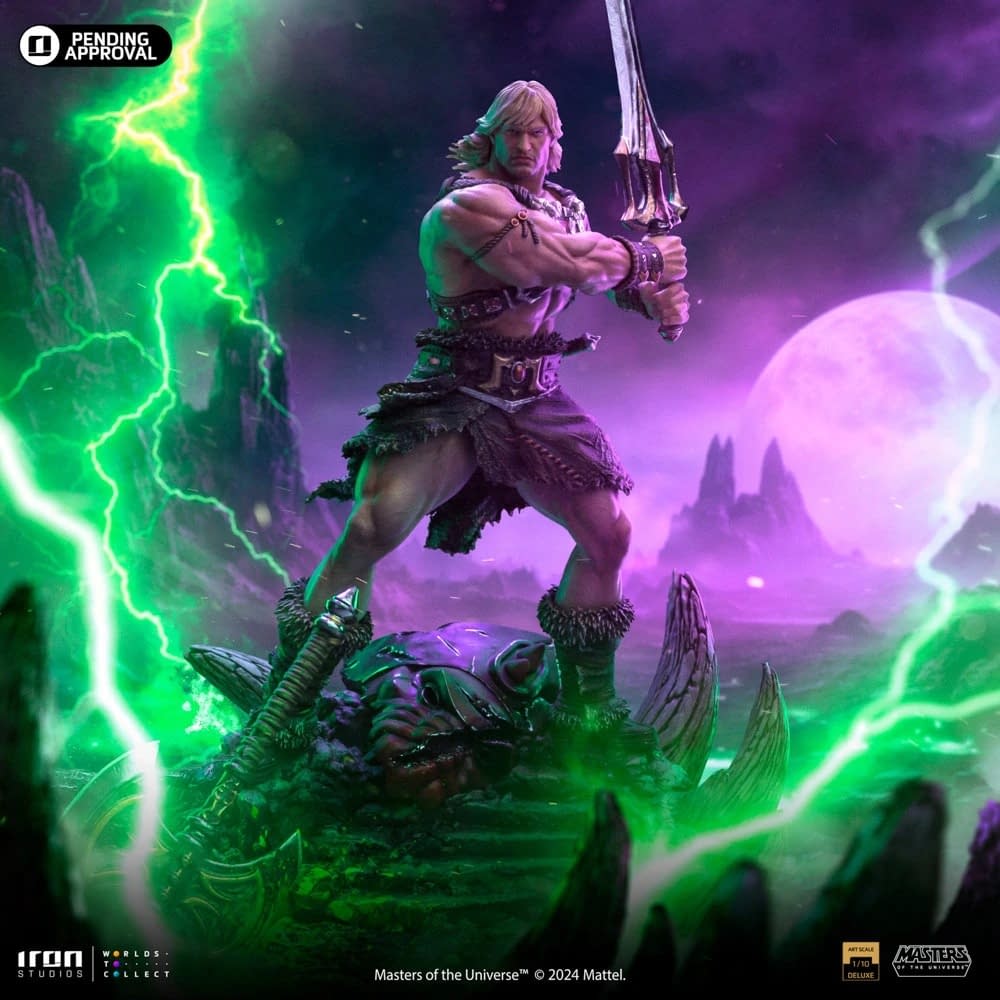 Iron Studios Debuts He-Man Unleashed Masters of the Universe Statue