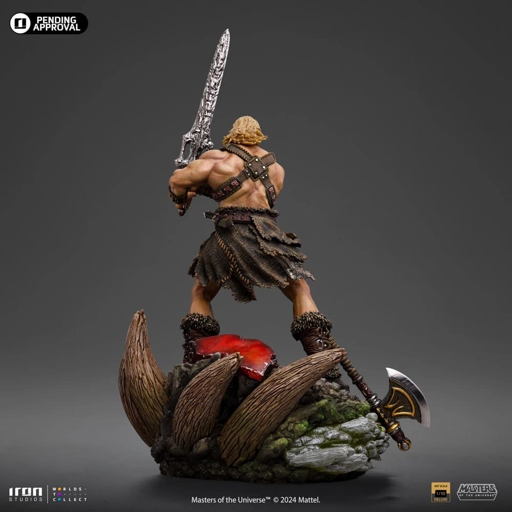 Iron Studios Debuts He-Man Unleashed Masters of the Universe Statue