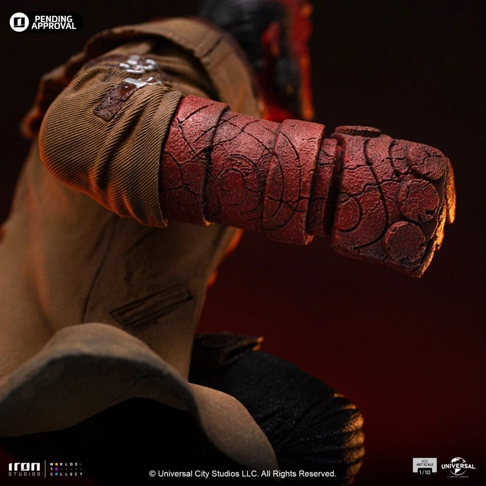 Big Red Returns with Iron Studios from Hellboy 2: The Golden Circle