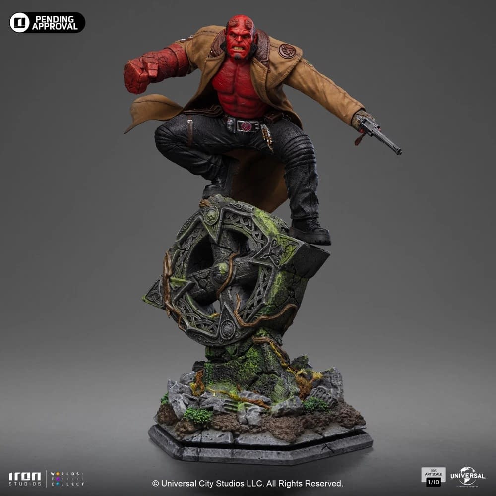 Big Red Returns with Iron Studios from Hellboy 2: The Golden Circle