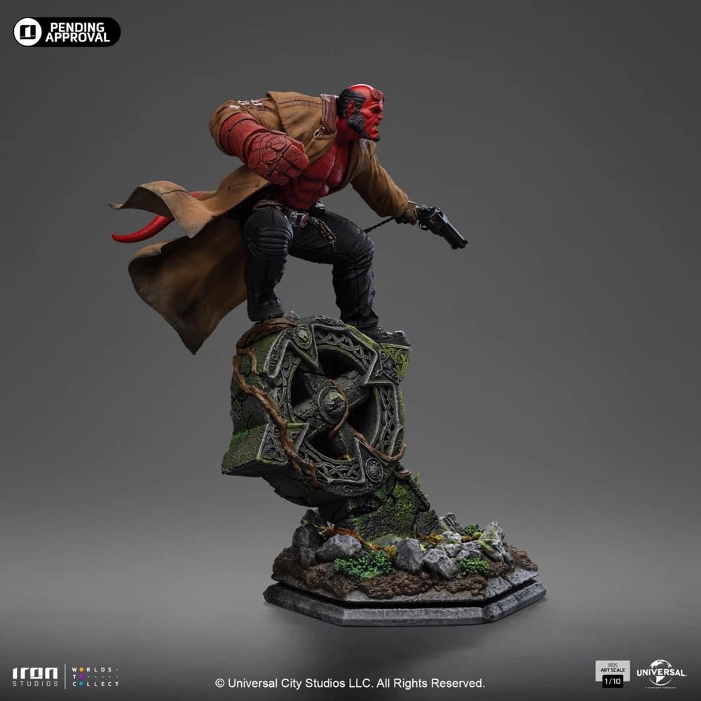 Big Red Returns with Iron Studios from Hellboy 2: The Golden Circle