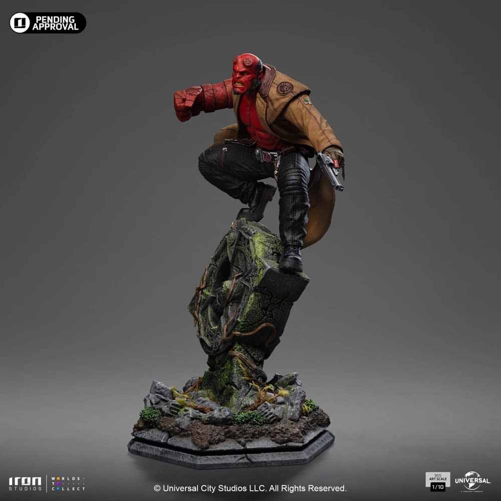 Big Red Returns with Iron Studios from Hellboy 2: The Golden Circle