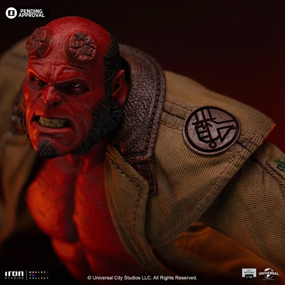 Big Red Returns with Iron Studios from Hellboy 2: The Golden Circle