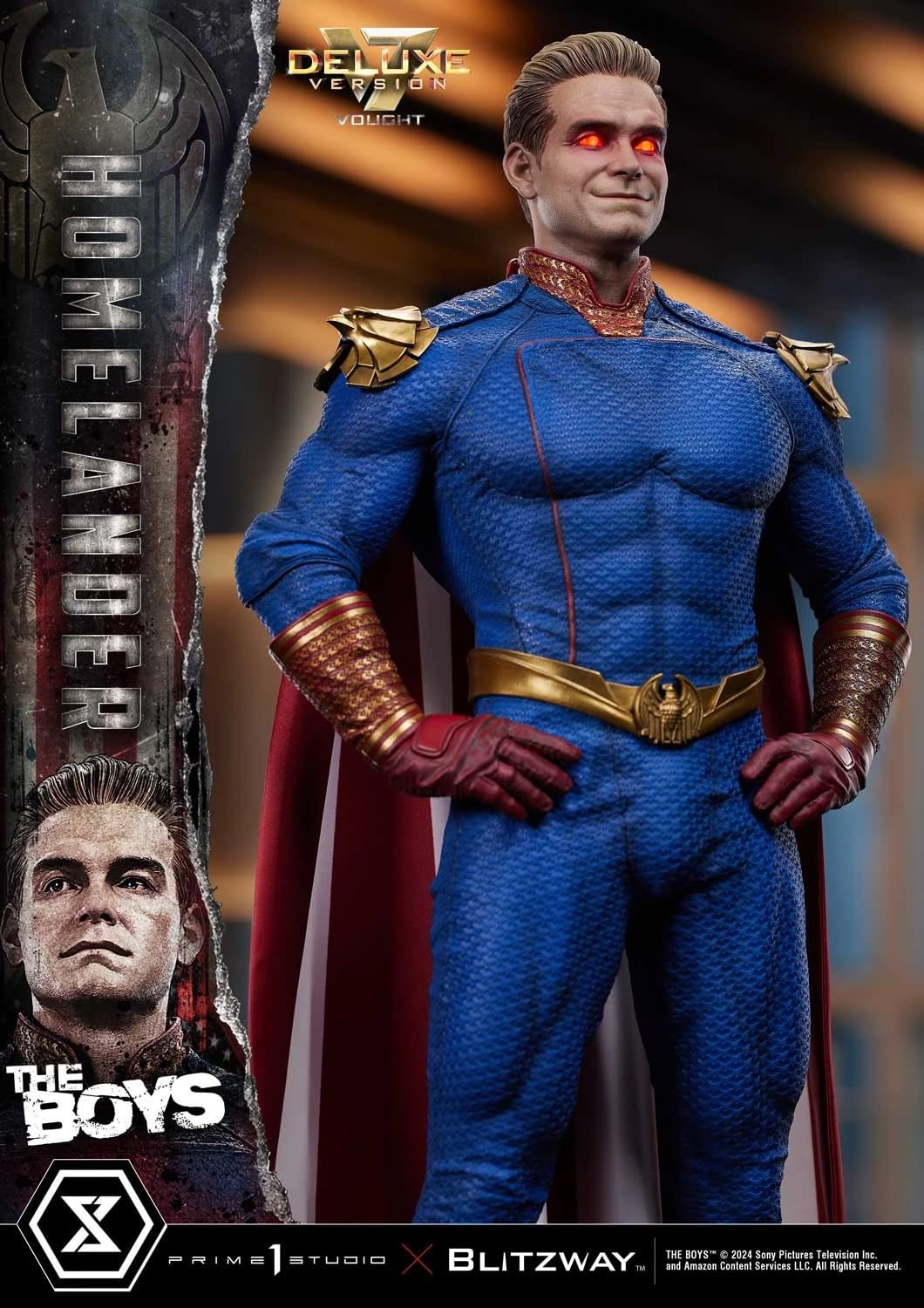 The Boys Arrive at Prime 1 Studio with Brand New Homelander Statue 