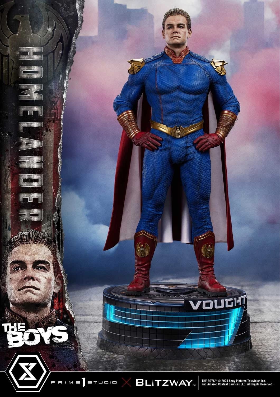 The Boys Arrive at Prime 1 Studio with Brand New Homelander Statue 