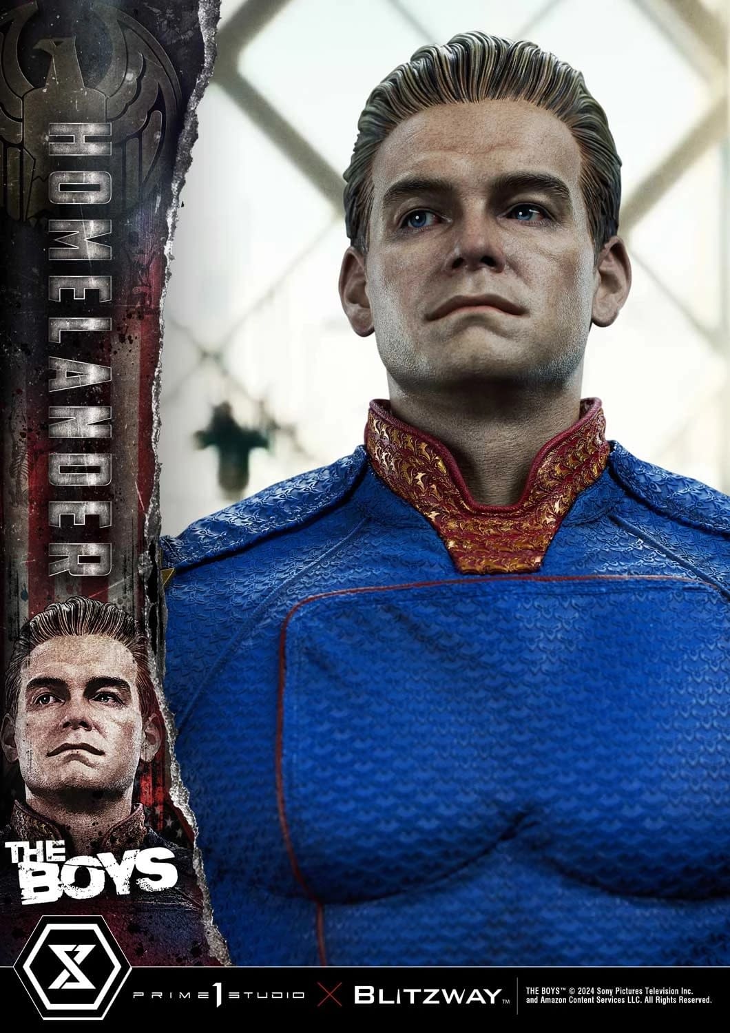 The Boys Arrive at Prime 1 Studio with Brand New Homelander Statue 