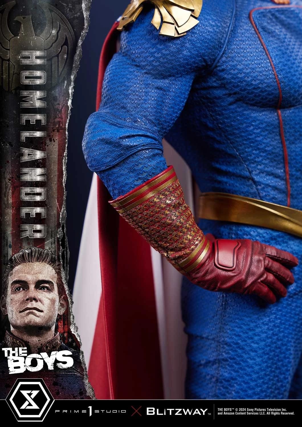 The Boys Arrive at Prime 1 Studio with Brand New Homelander Statue 