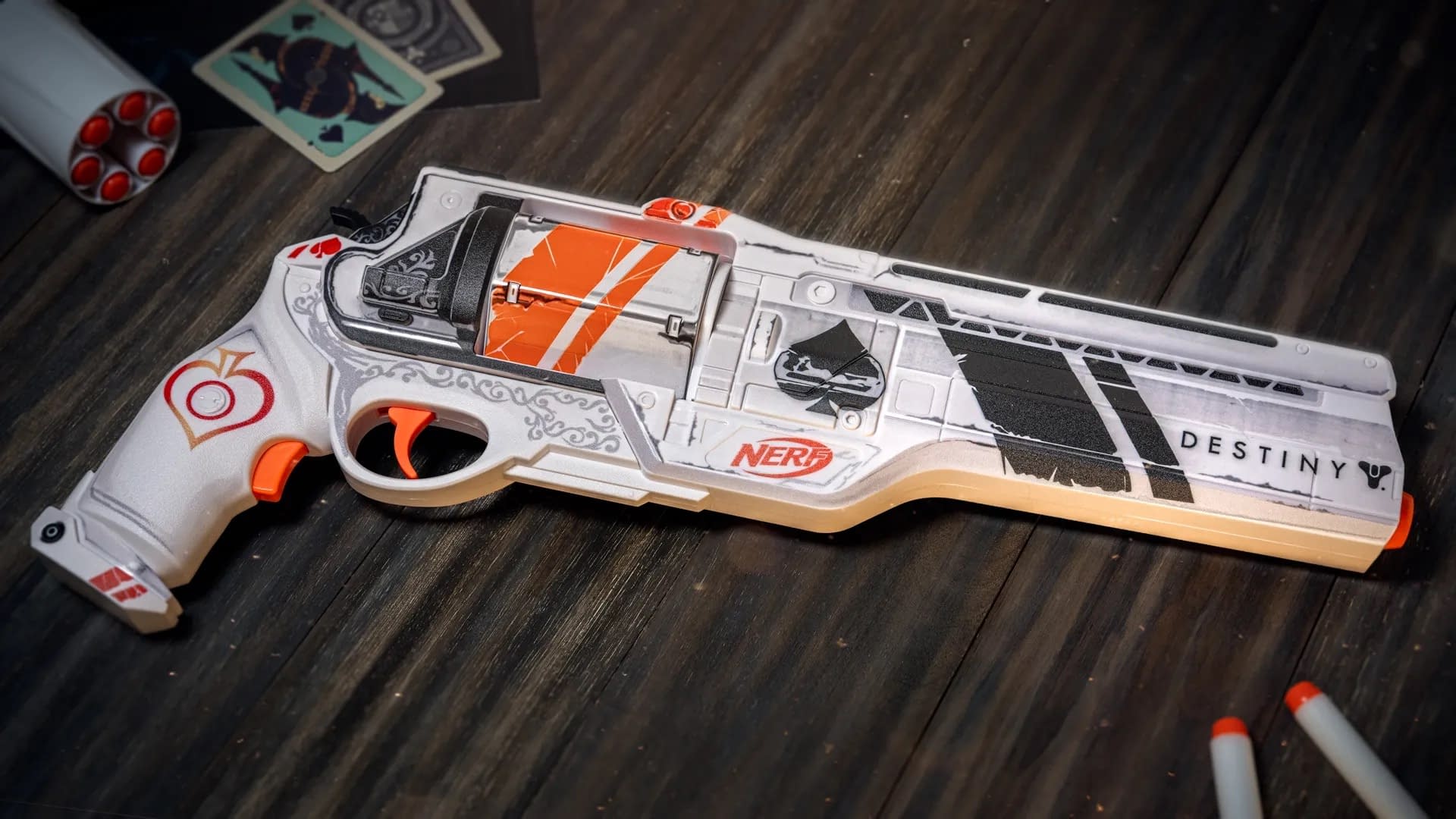 Exclusive NERF LMTD Destiny 2 Ace of Spades Blaster Revealed 
