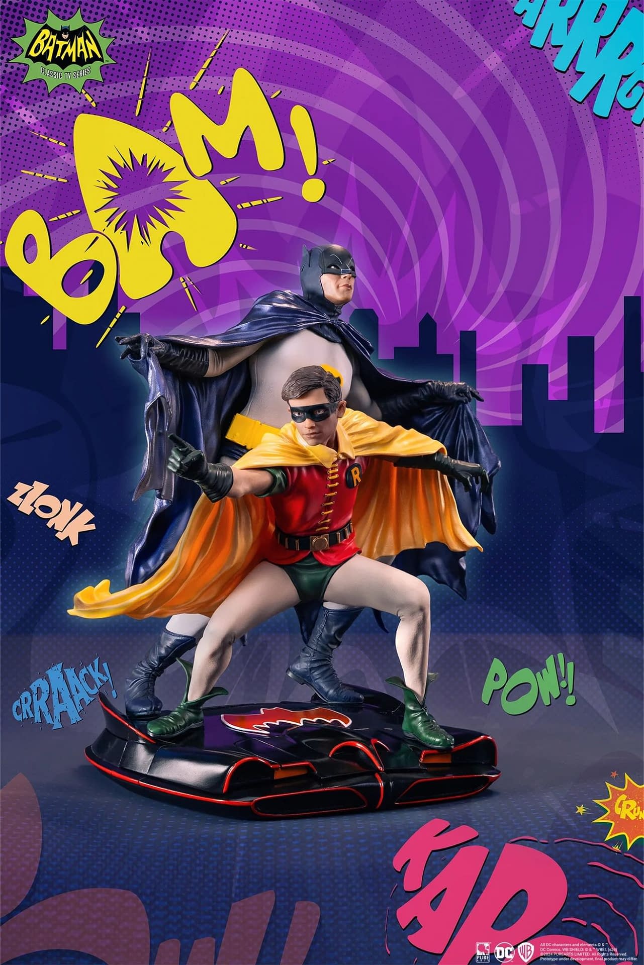 A New 1966 Batman TV Series 1/8 Batman & Robin Diorama Revealed 