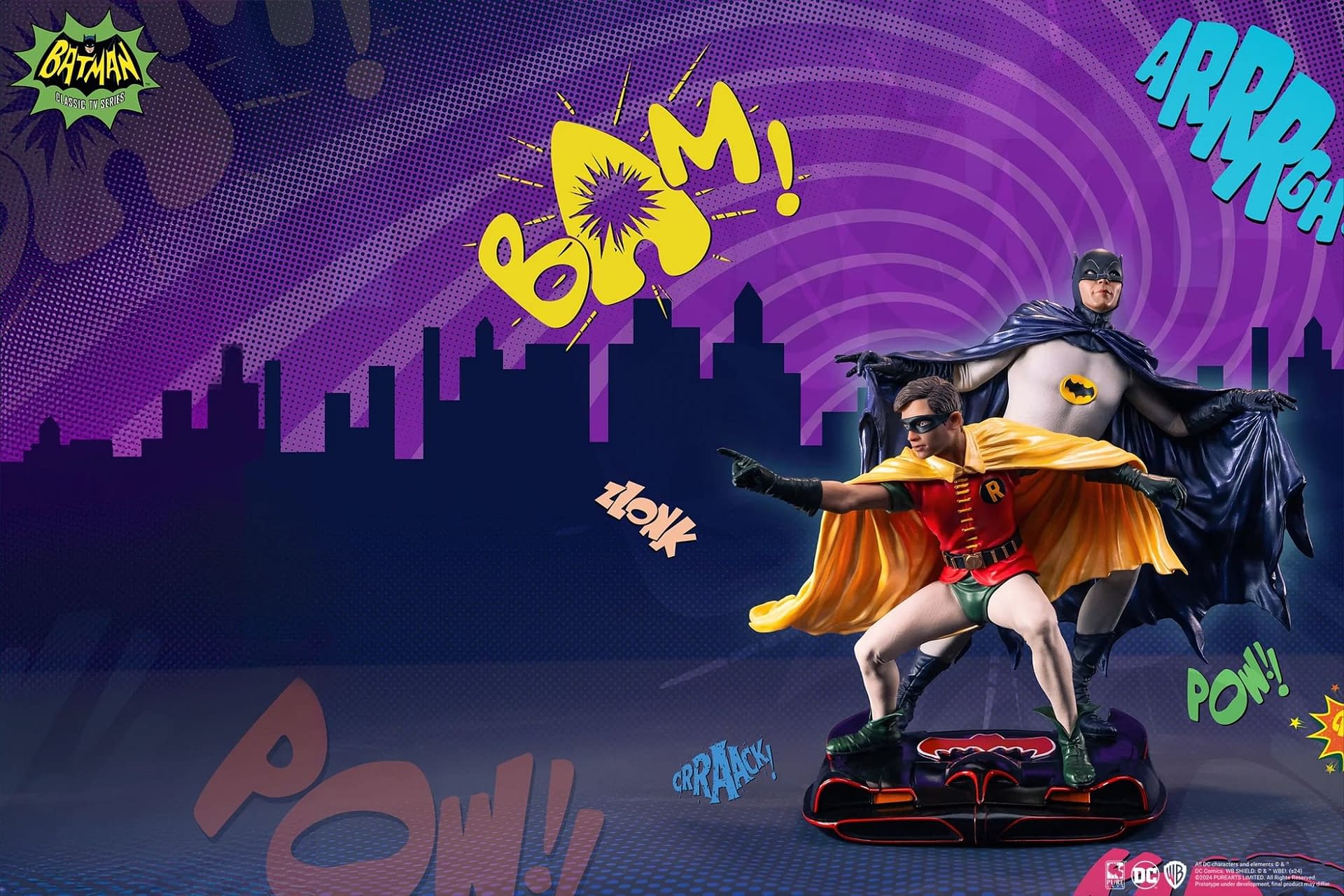 A New 1966 Batman TV Series 1/8 Batman & Robin Diorama Revealed 