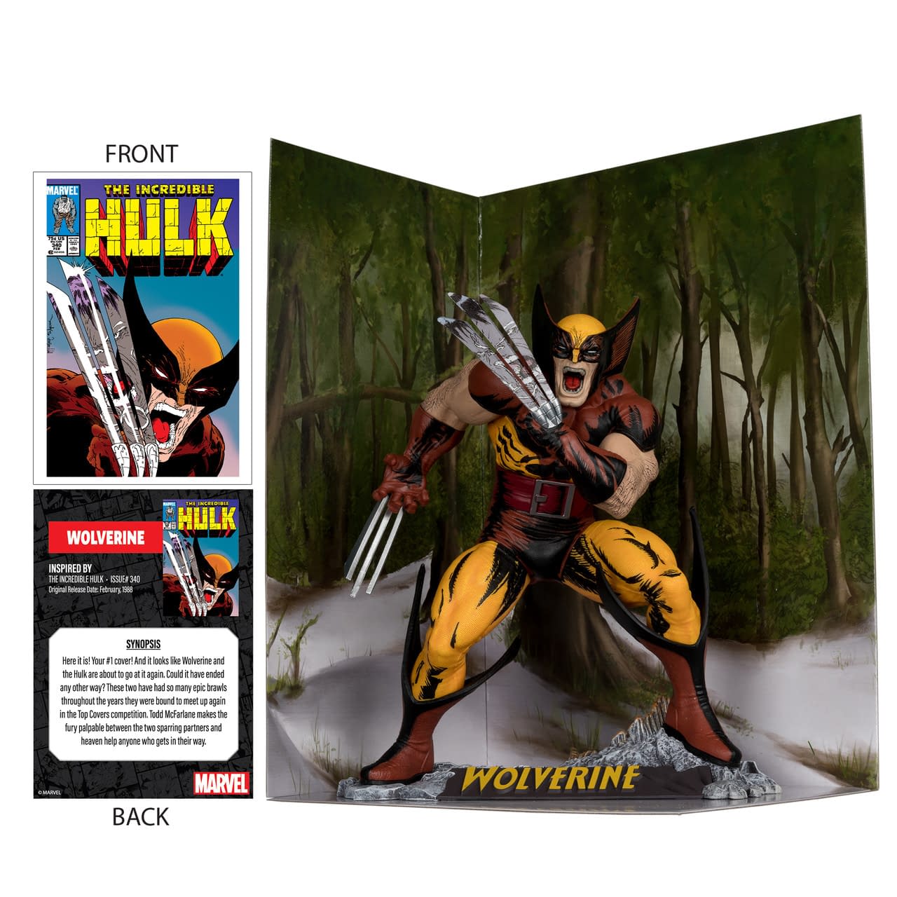 Wolverine Prepares to Fight the Hulk with New McFarlane Toys Statue
