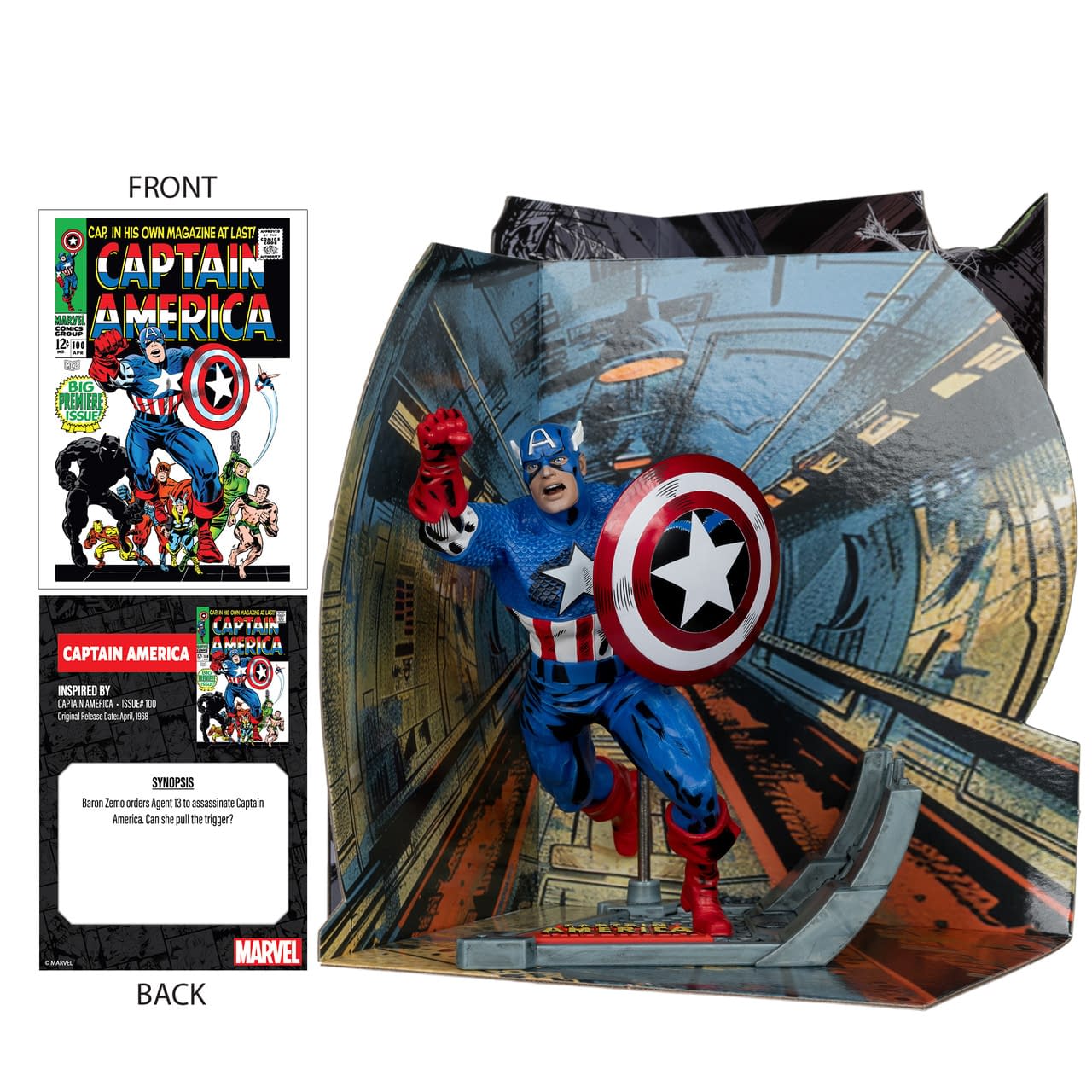 Captain America Saves the Day with New Marvel Comics McFarlane Statue