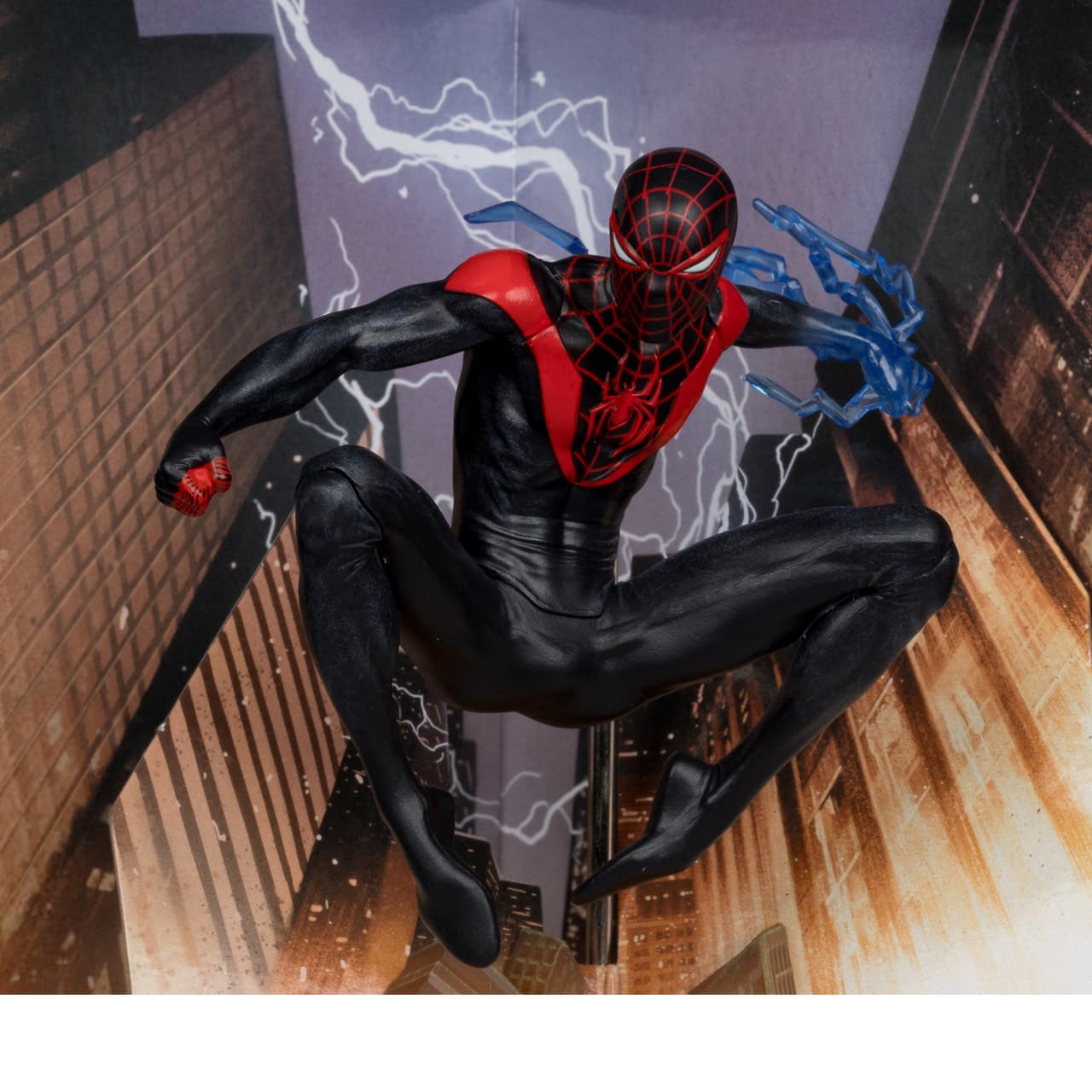 Miles Morales Swing On In with New Spider-Man Statue from McFarlane 