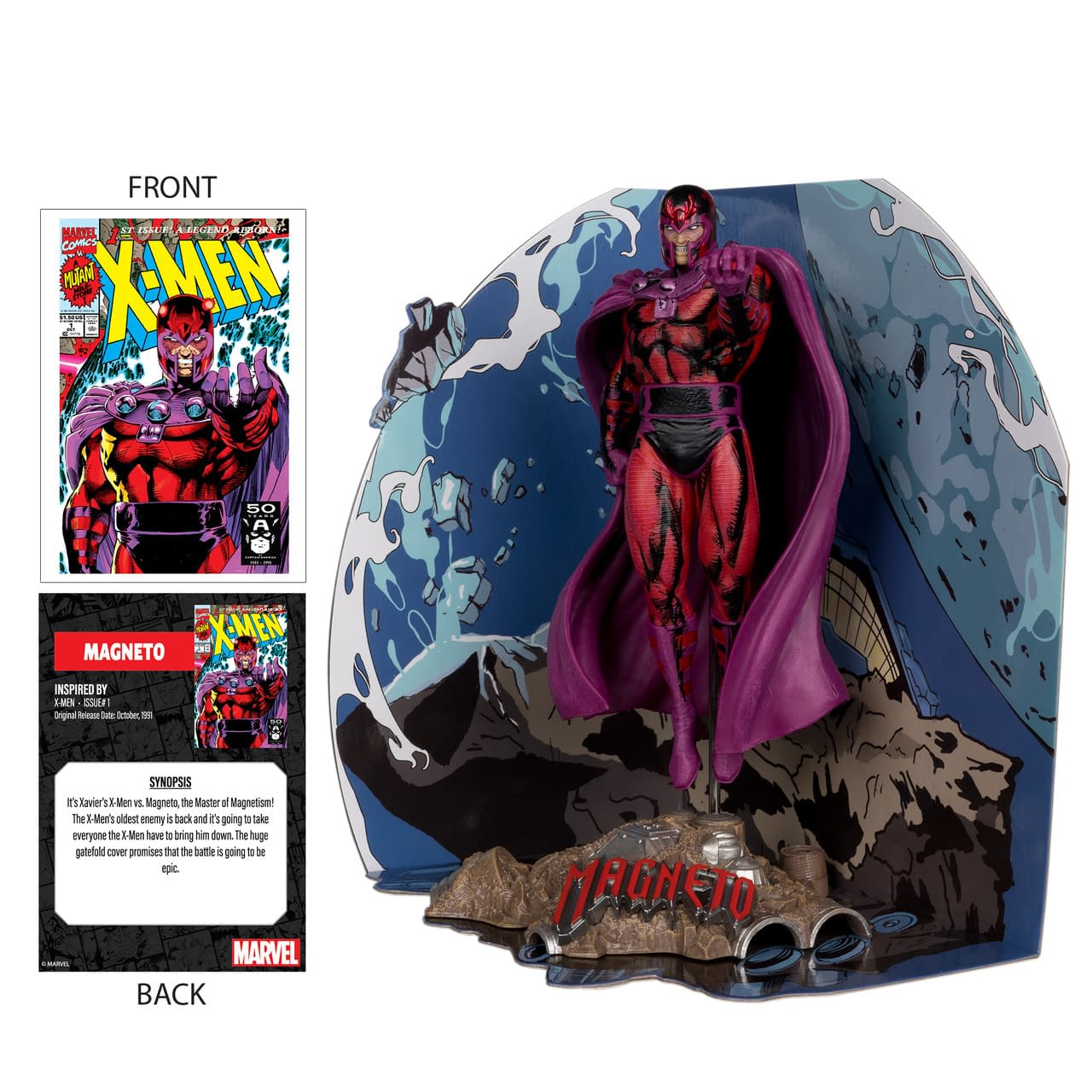 McFarlane Toys Recreates X-Men #1's Magneto with New 1:10 Statue 