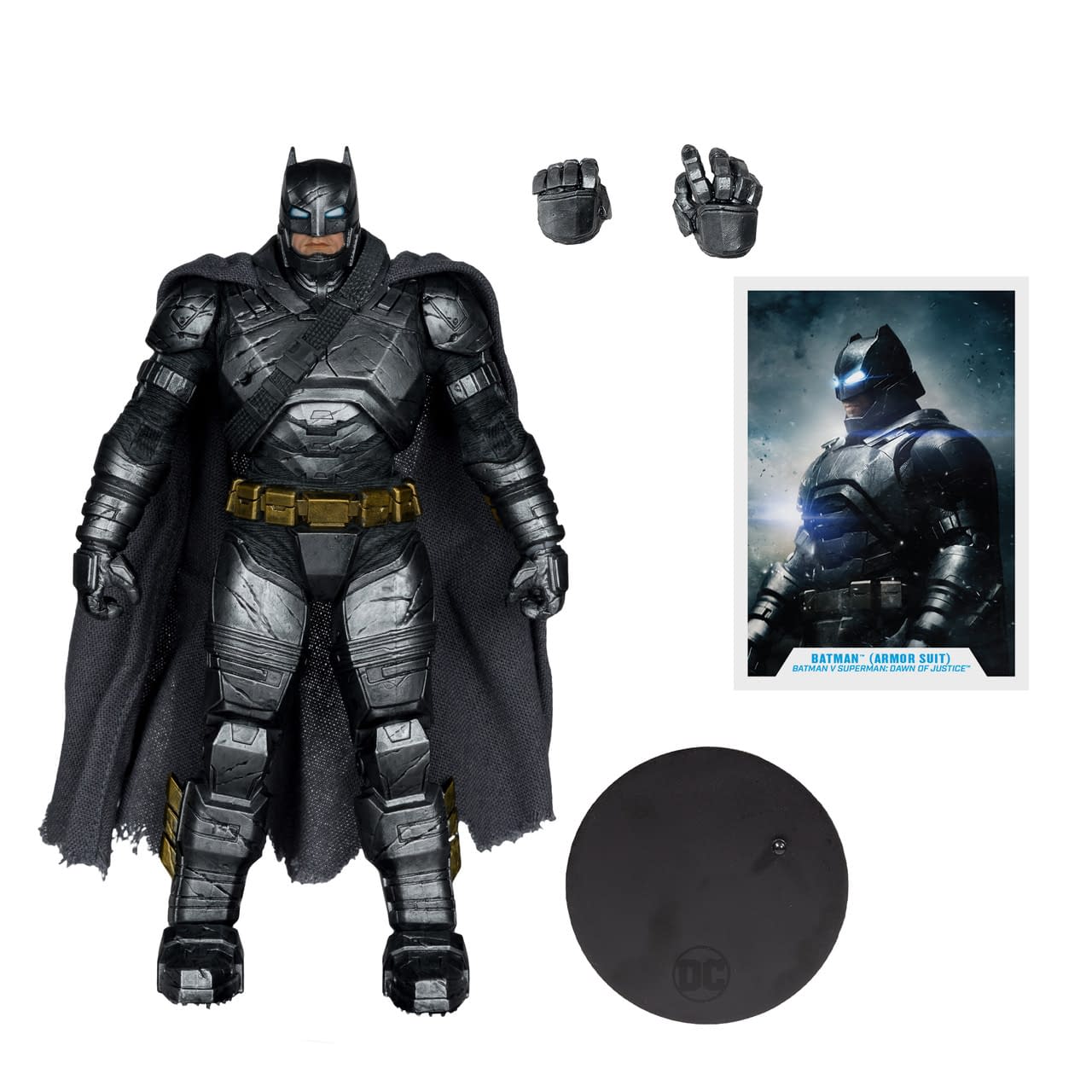 Armored Batman Prepares to Fight Superman with McFarlane Toys