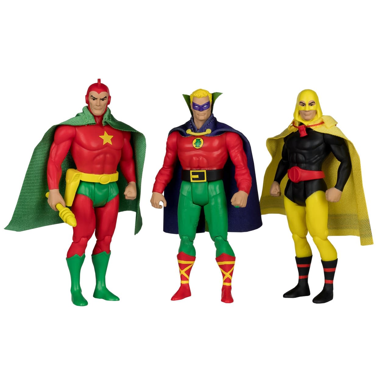 DC Super Powers Justice Society of America Figure 3-Pack Revealed 